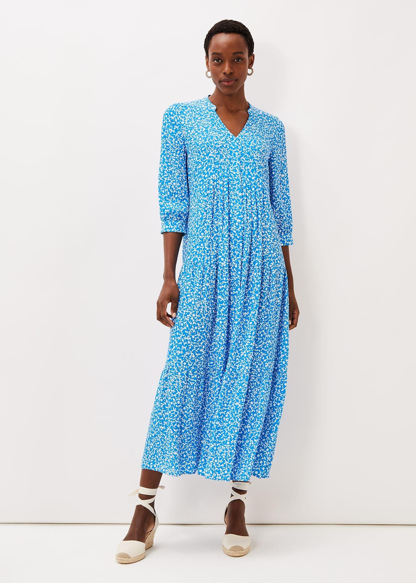 Penele Ditsy Print Maxi Dress