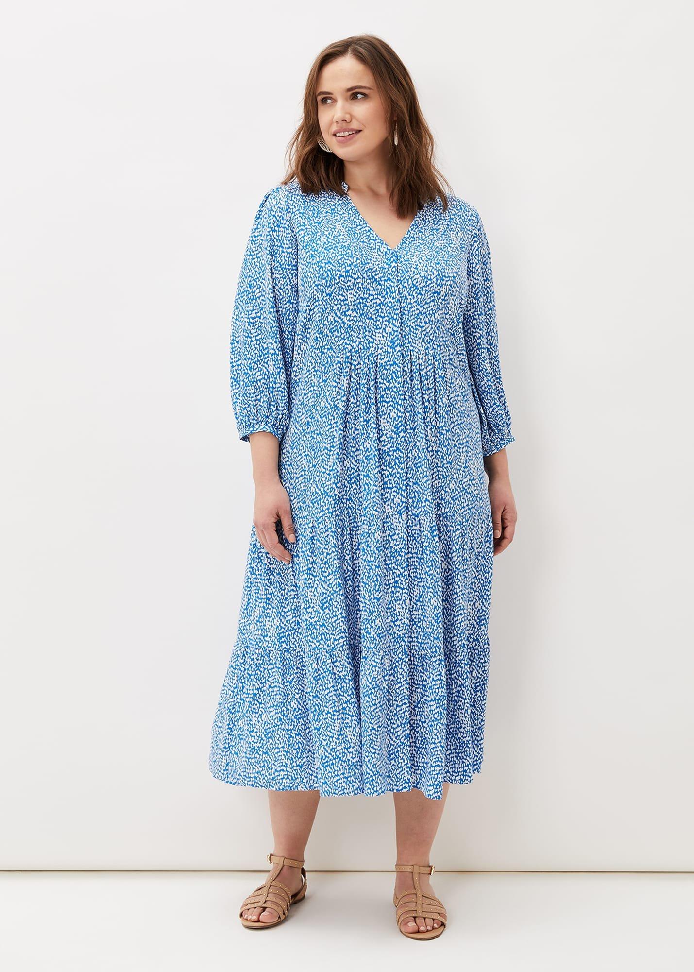 Penele Ditsy Print Maxi Dress