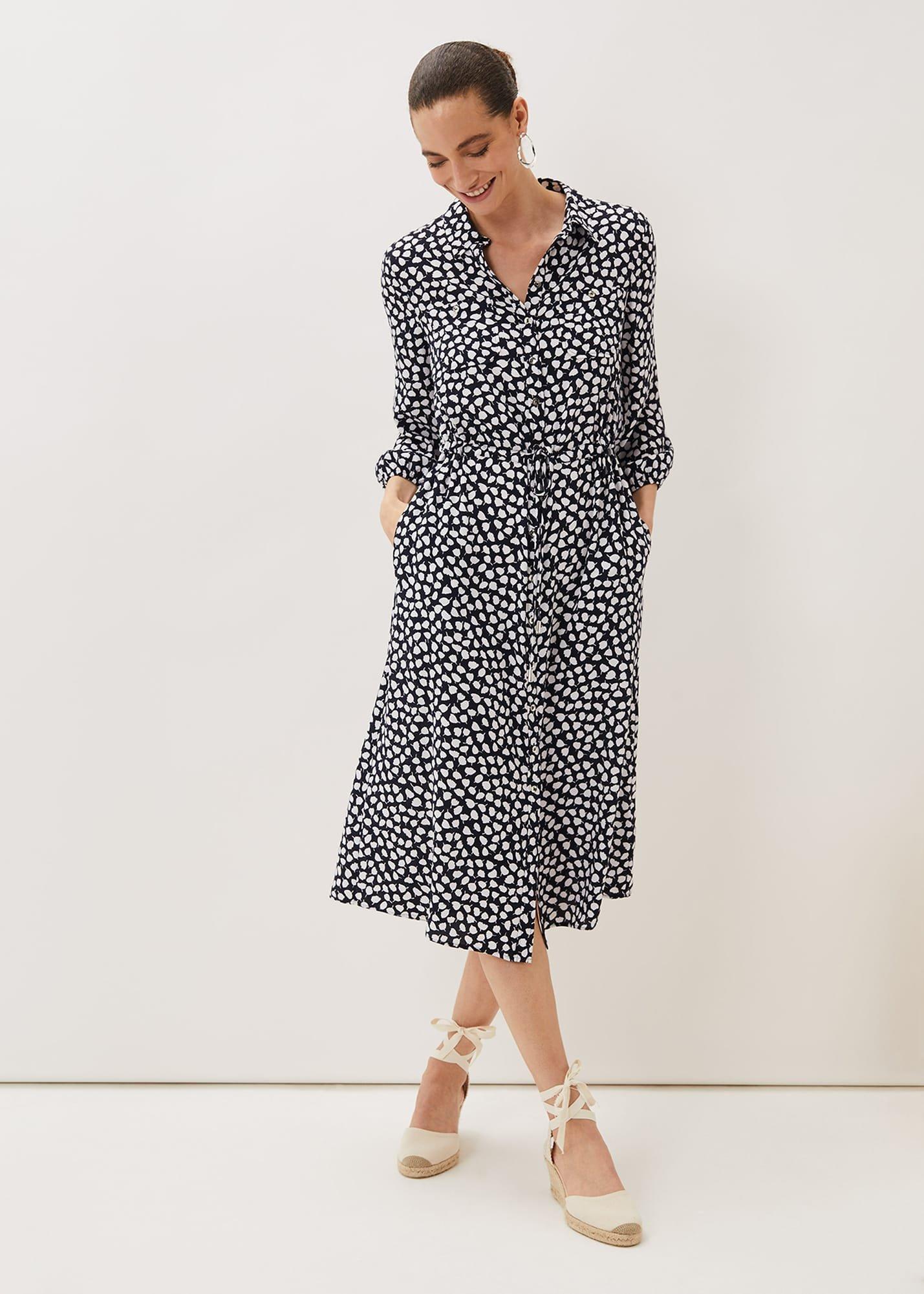 Tana Leaf Midi Dress