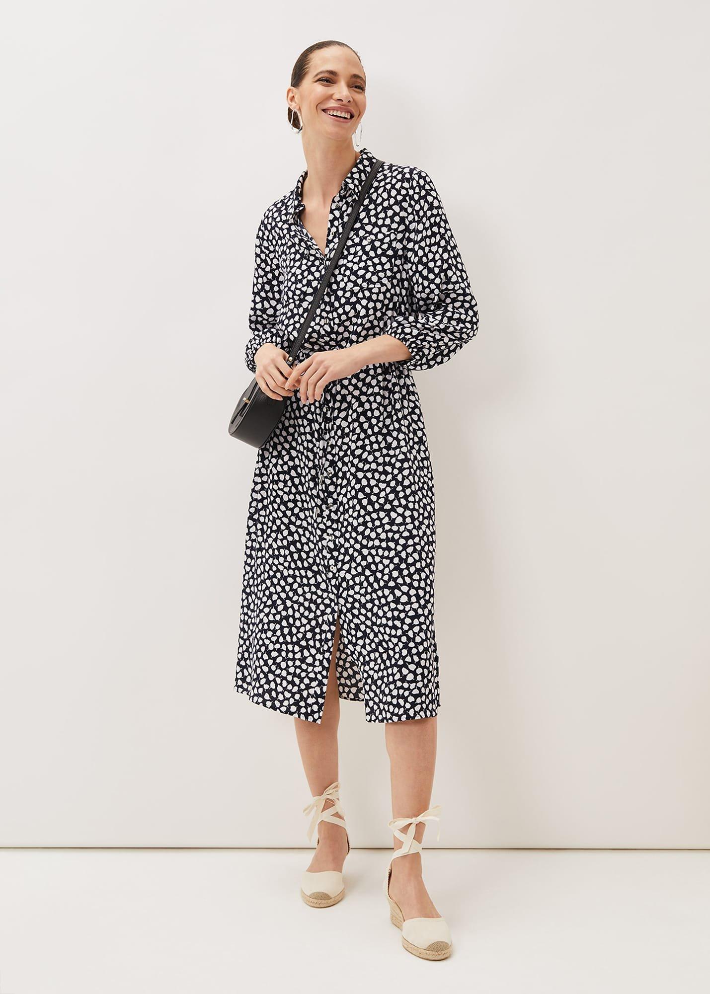 Tana Leaf Midi Dress