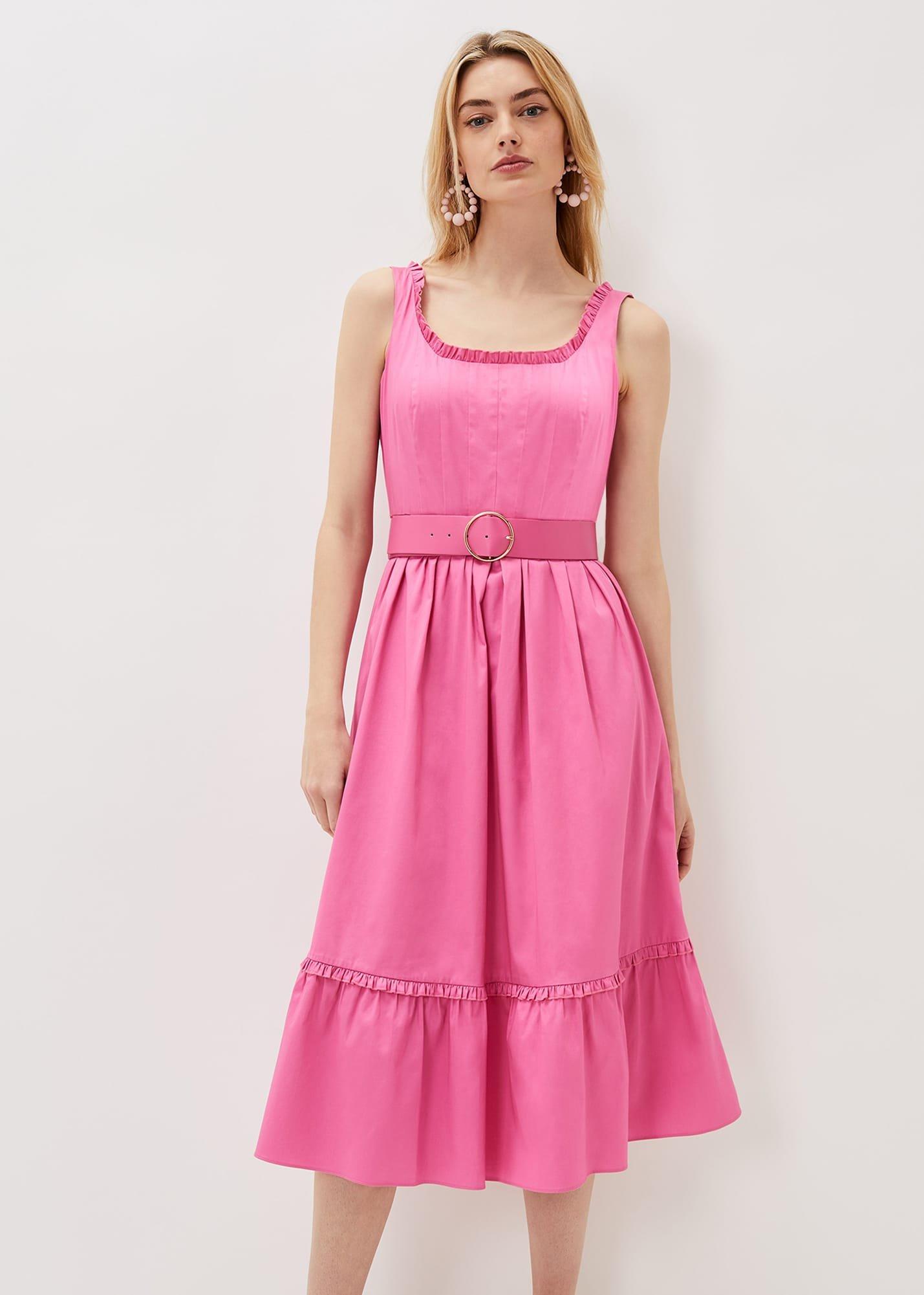 Tanya Belted Midaxi Dress