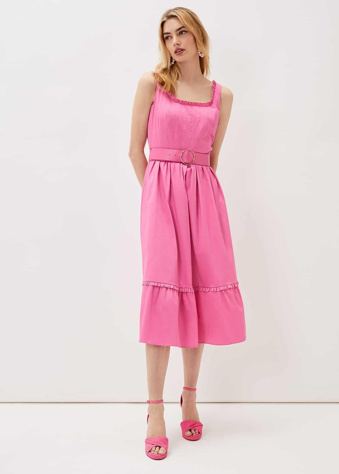 Tanya Belted Midaxi Dress