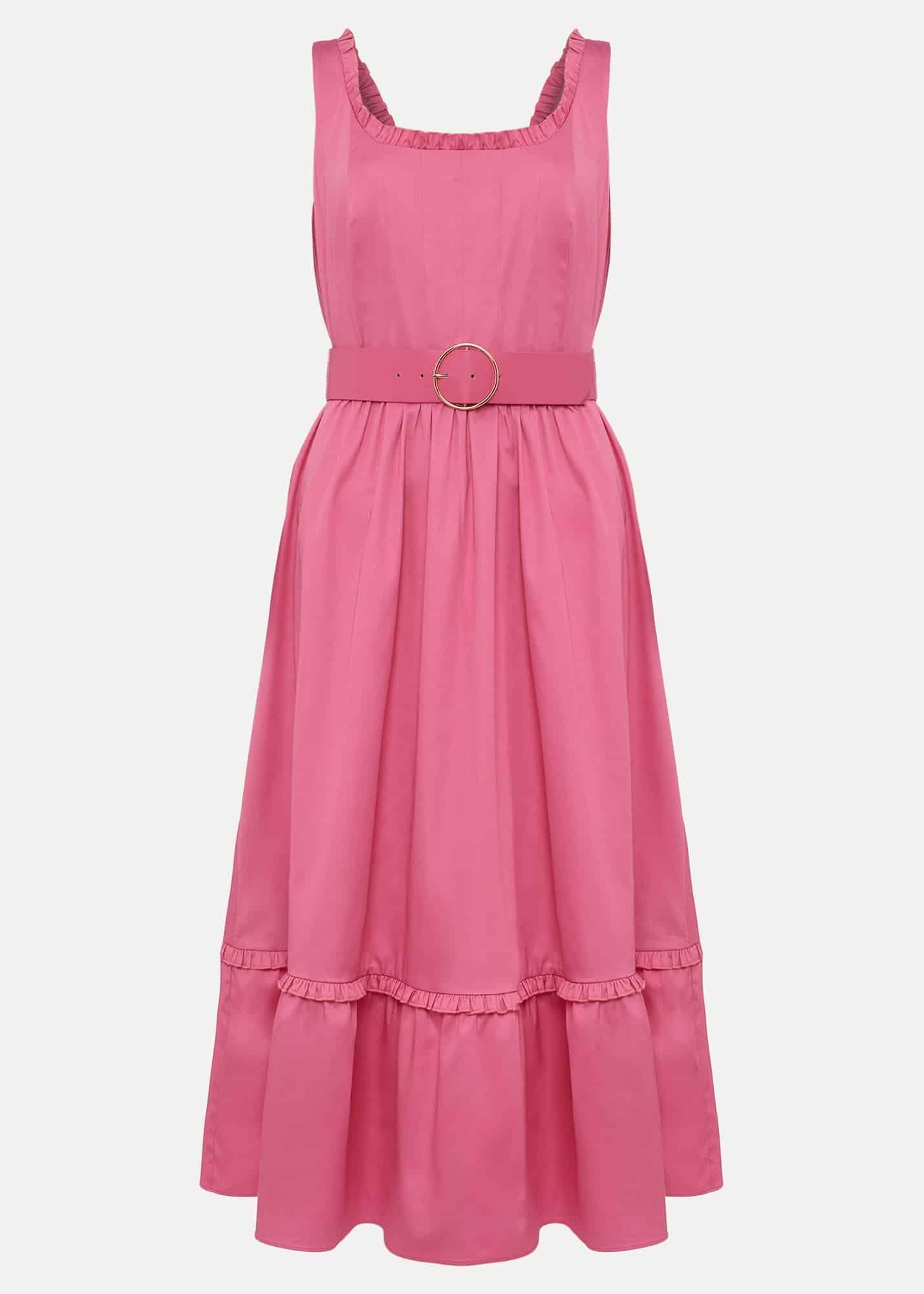 Tanya Belted Midaxi Dress