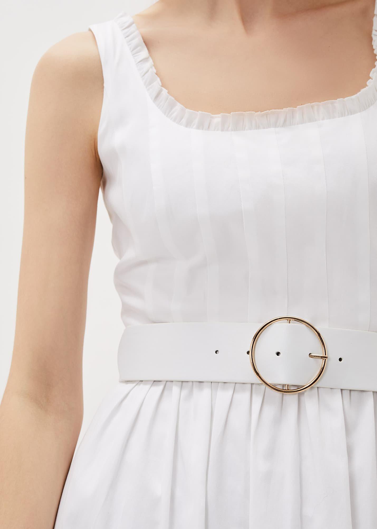 Tanya Cotton Belted Midaxi Dress