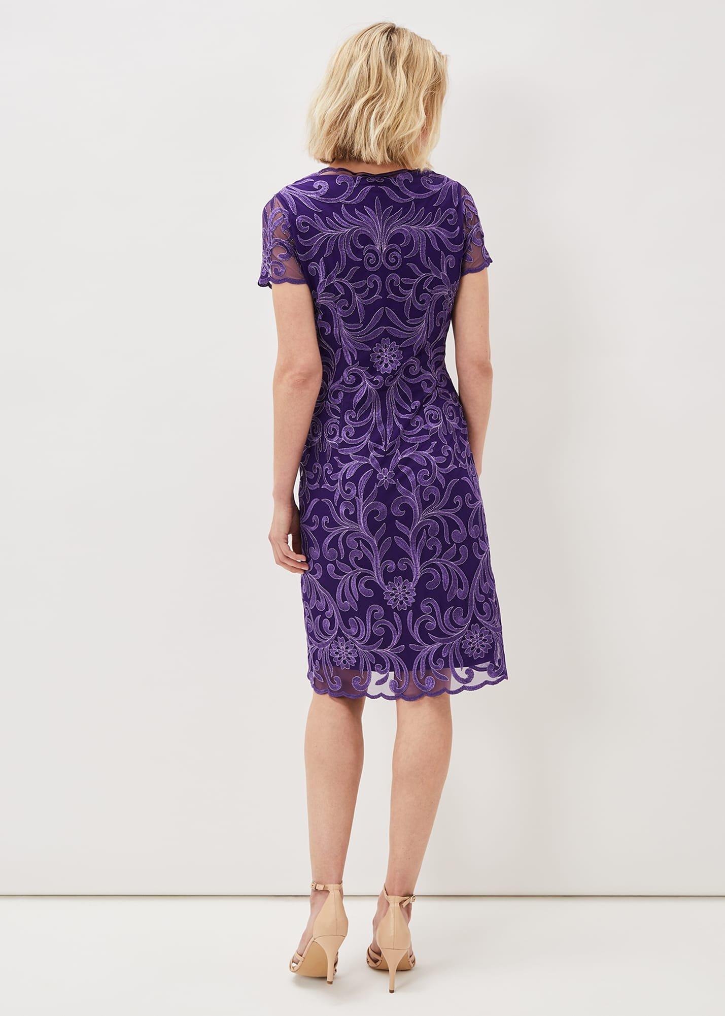 Nessa Embroidered Midi Dress