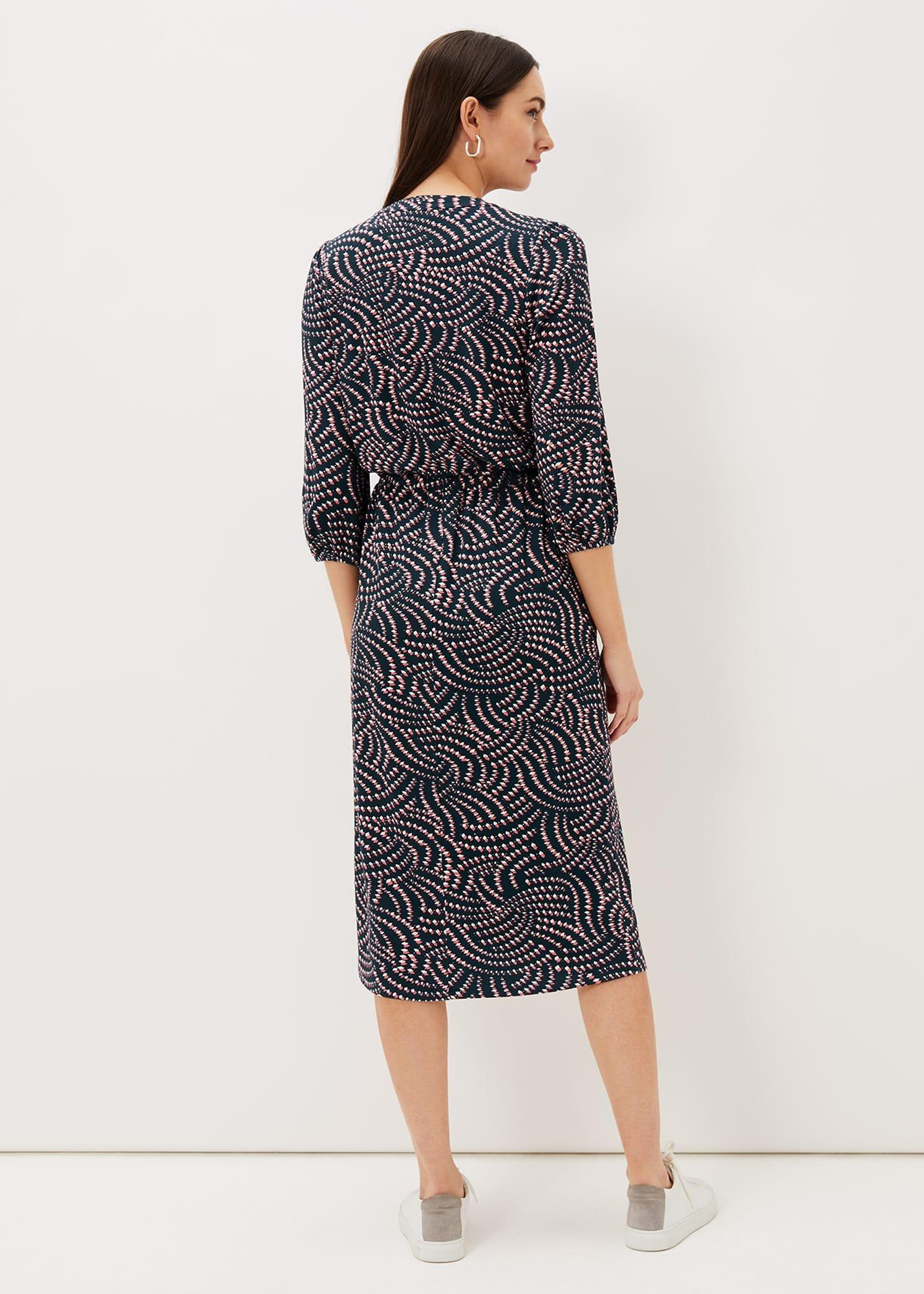 Grace Geo Tile Print Dress