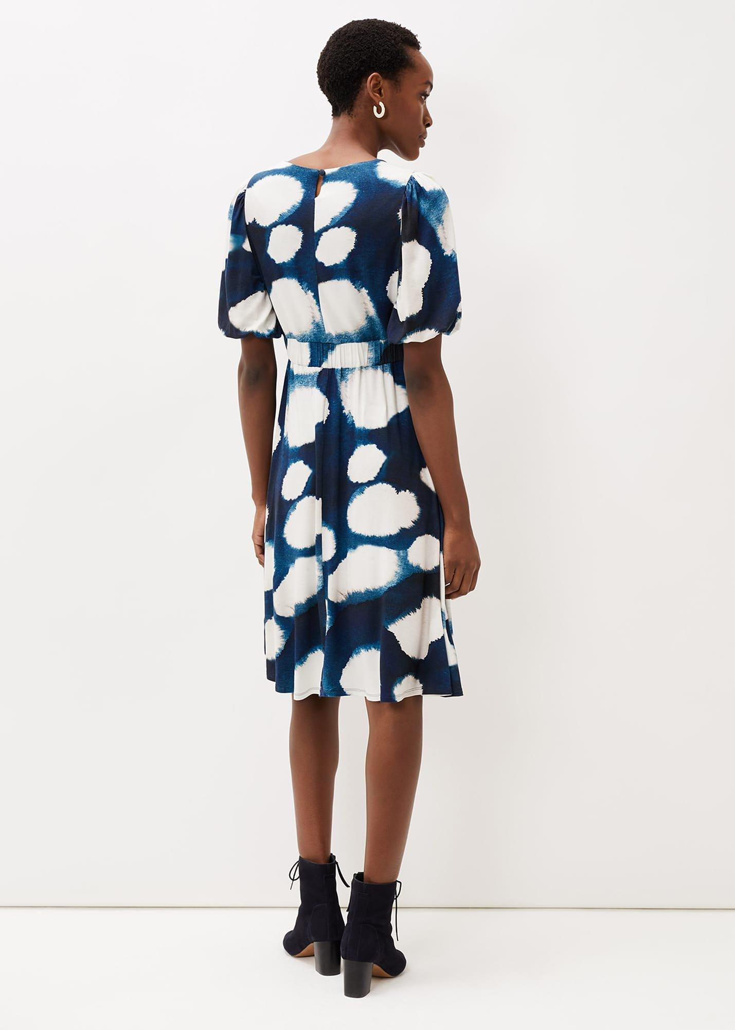 Kaitlyn Abstract Spot Print Dress