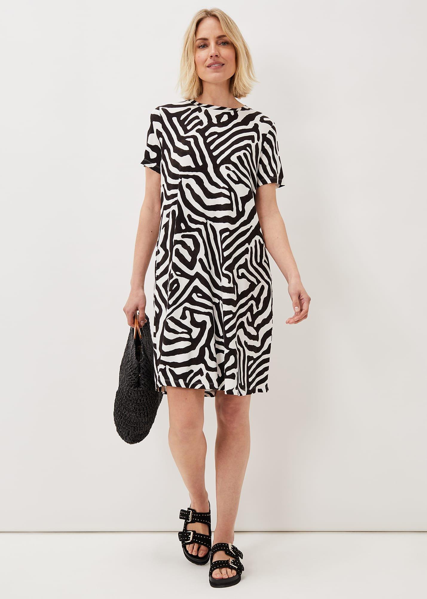 Isabelle Zebra Print Dress