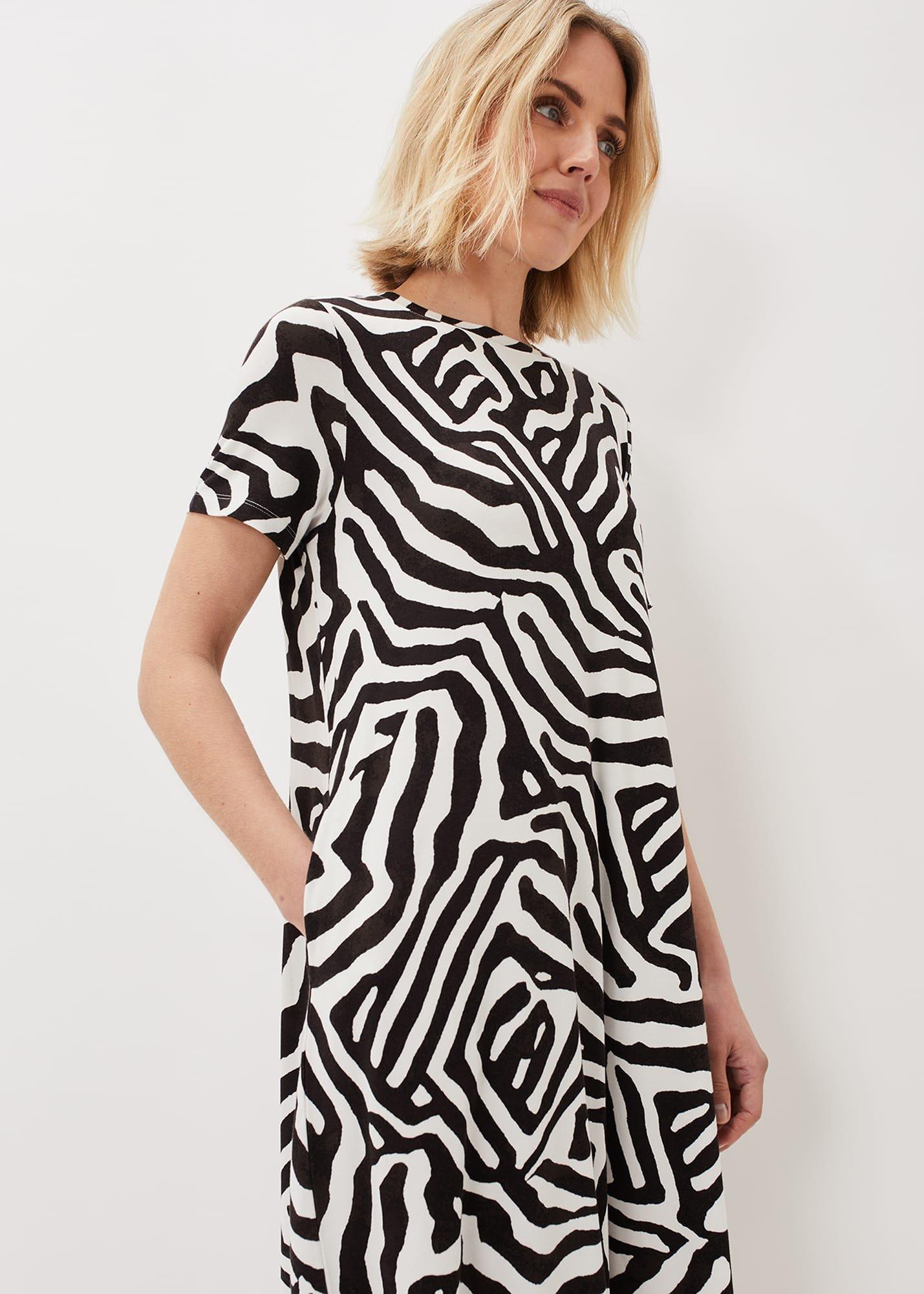 Isabelle Zebra Print Dress