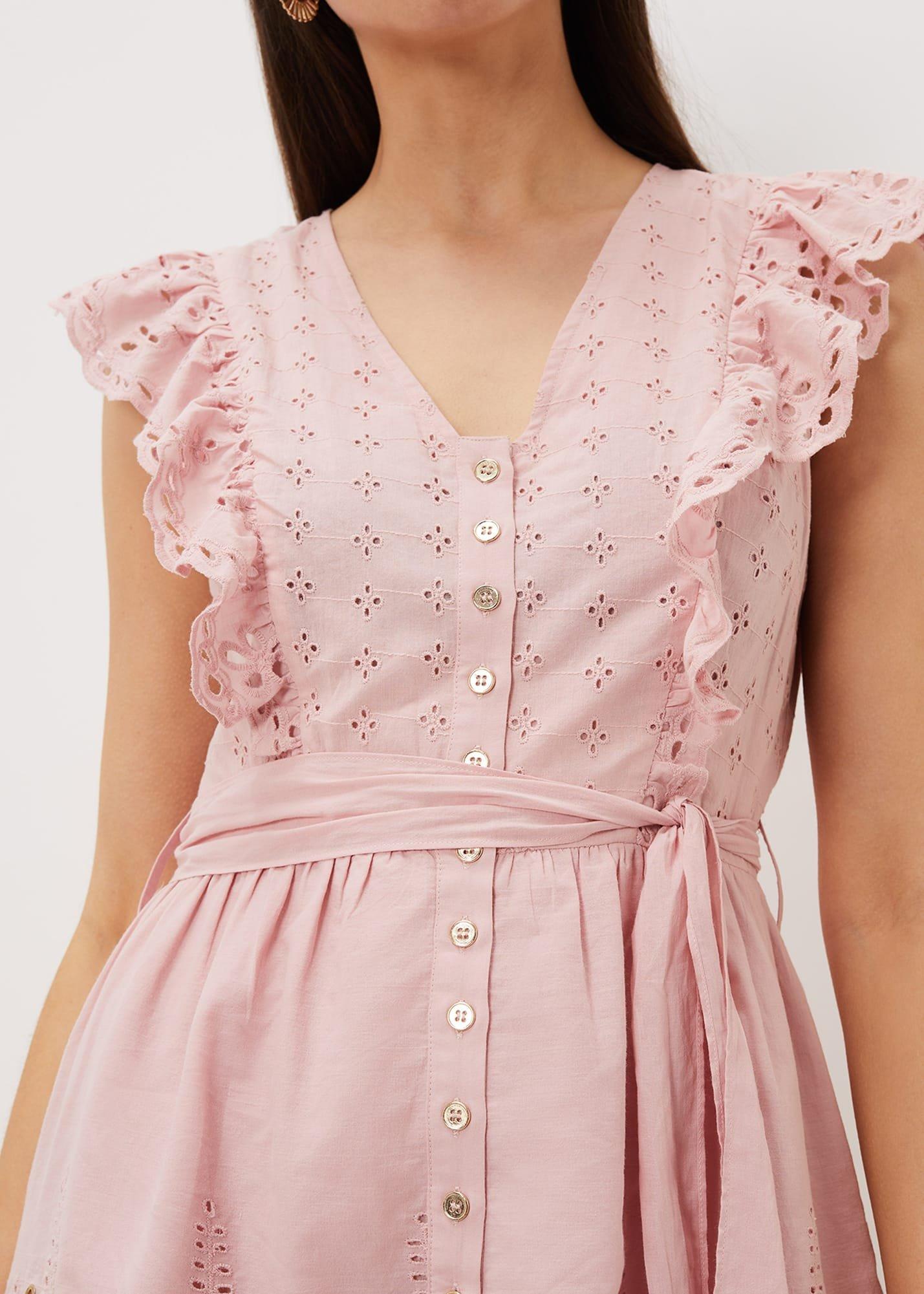 Illa Broderie Tea Dress