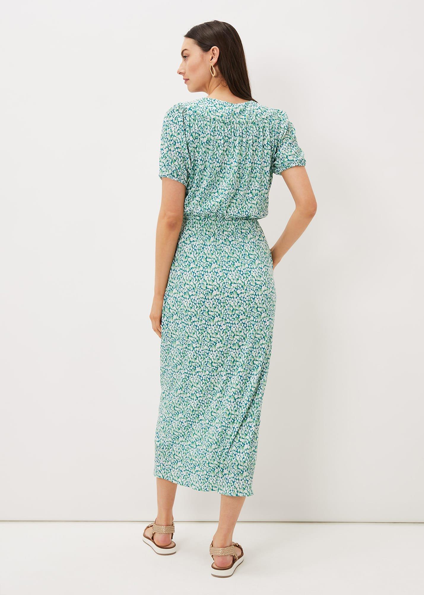 Melani Ditsy Print Midaxi Dress