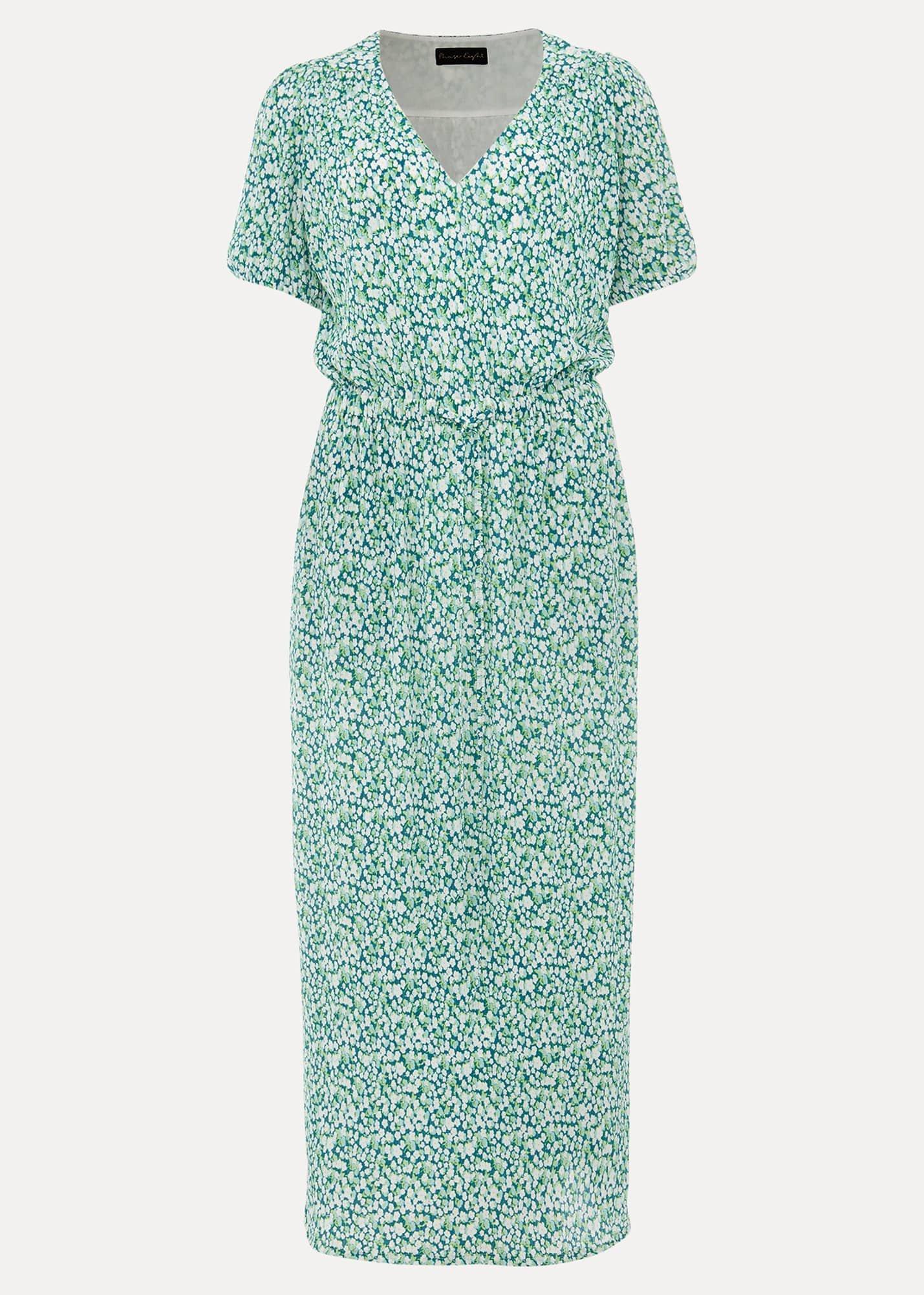 Melani Ditsy Print Midaxi Dress