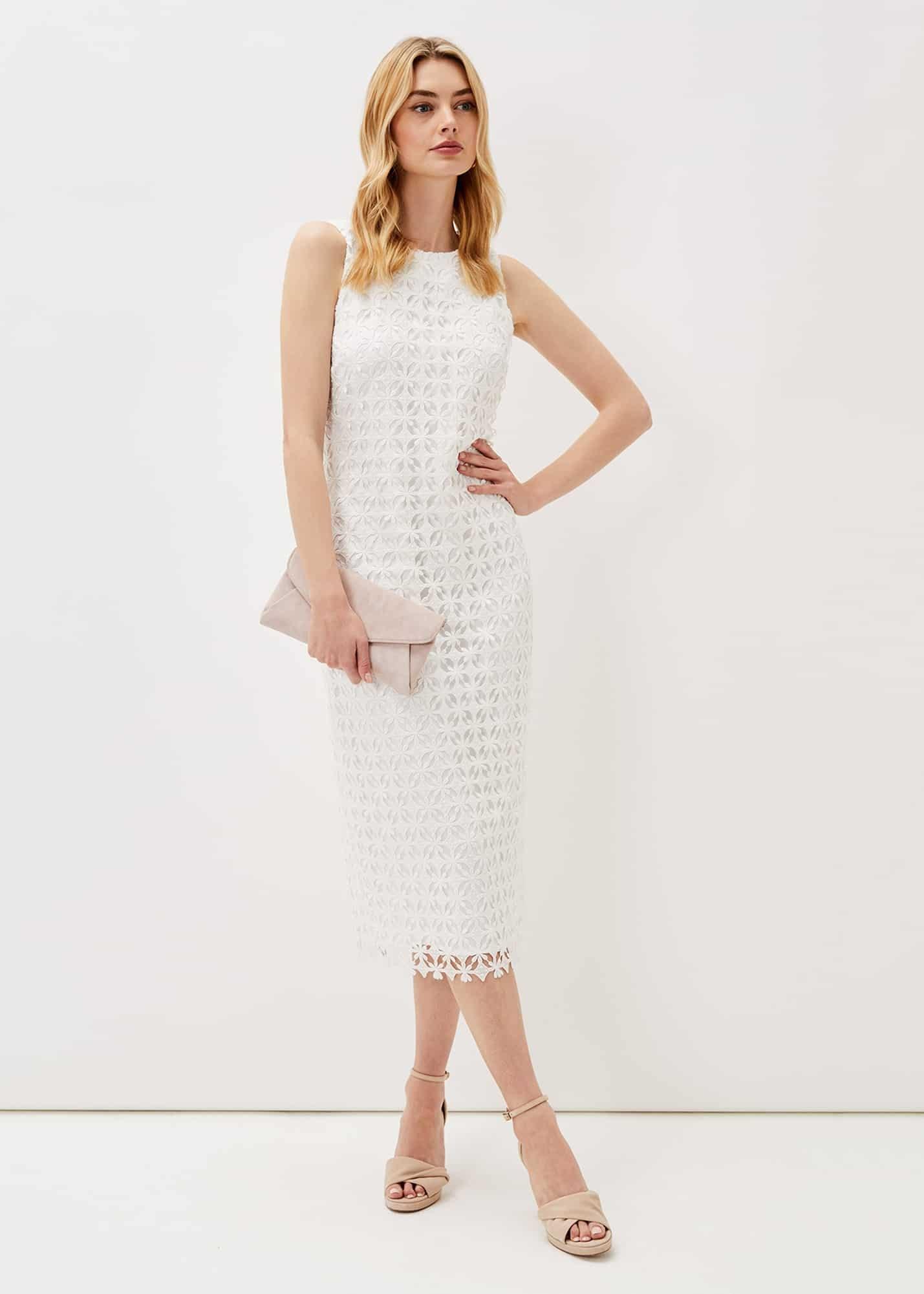 Novah Lace Midi Dress