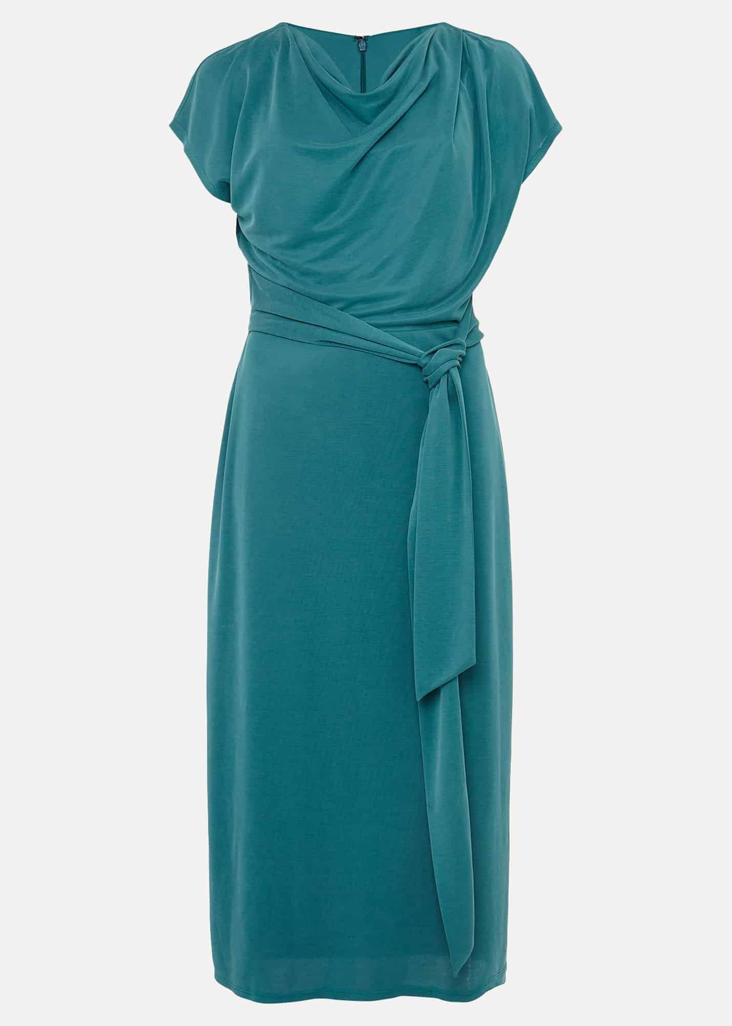 Kadence Cupro Tie Waist Dress