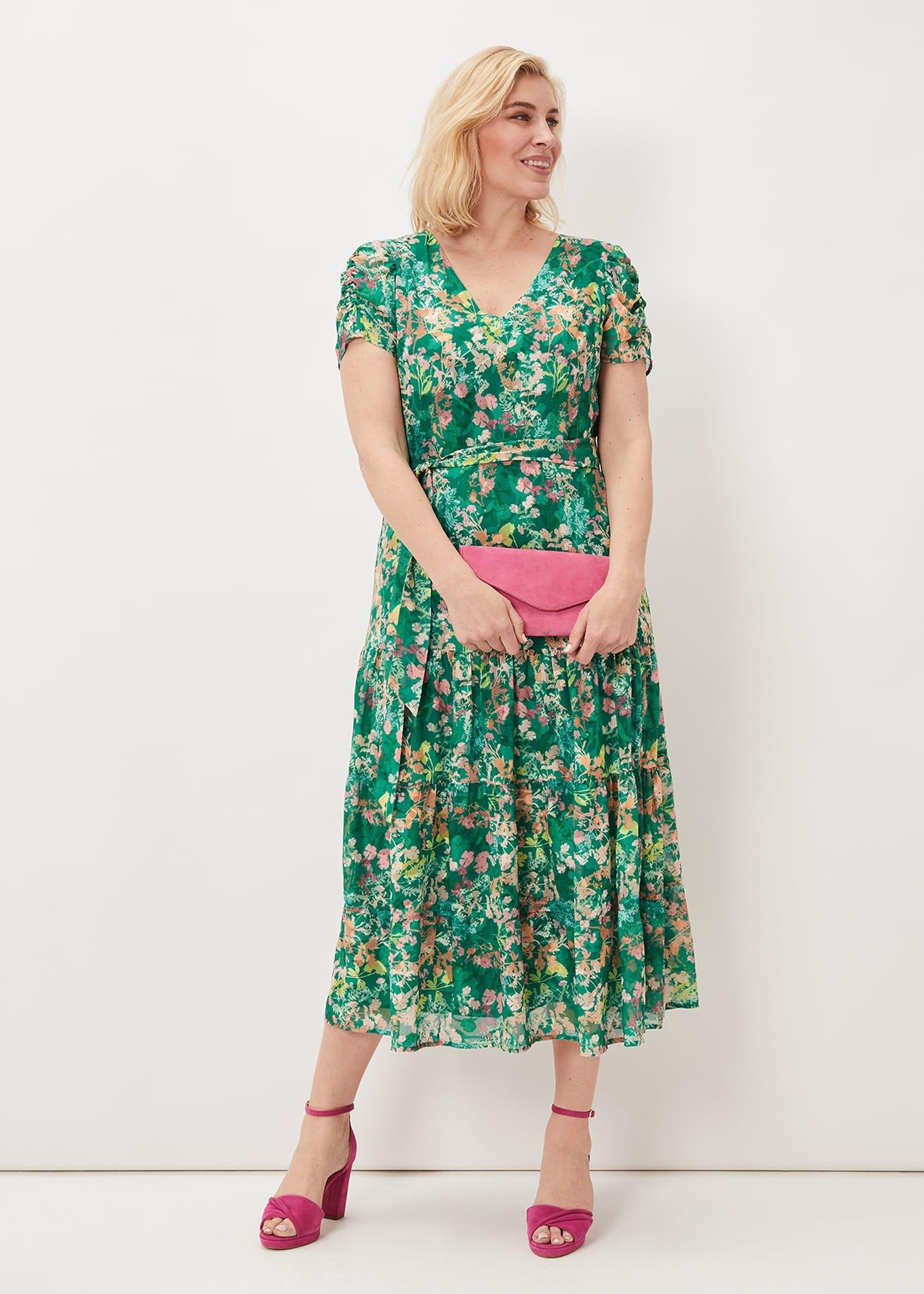 Morven Printed Tiered Dress