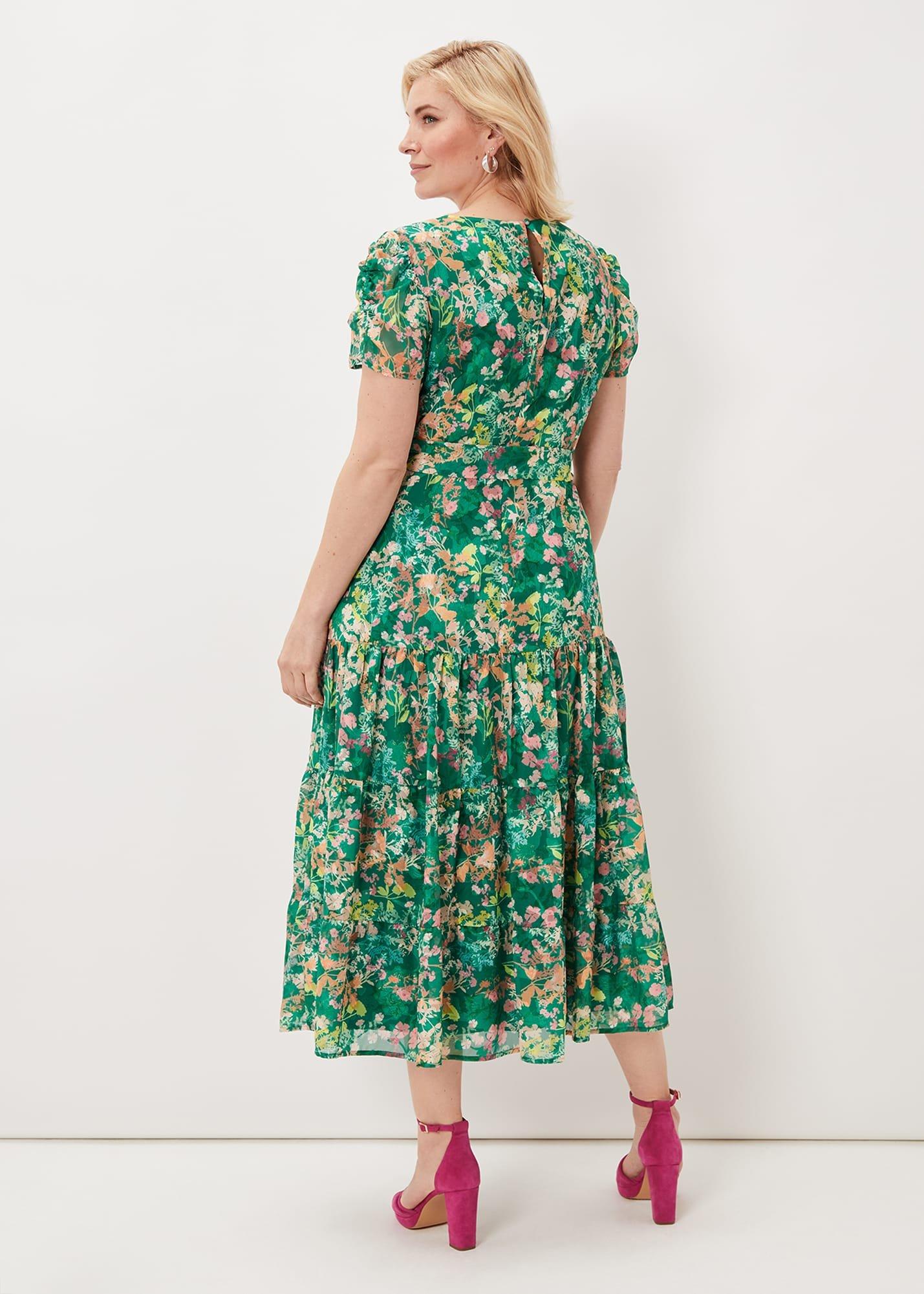 Morven Printed Tiered Dress