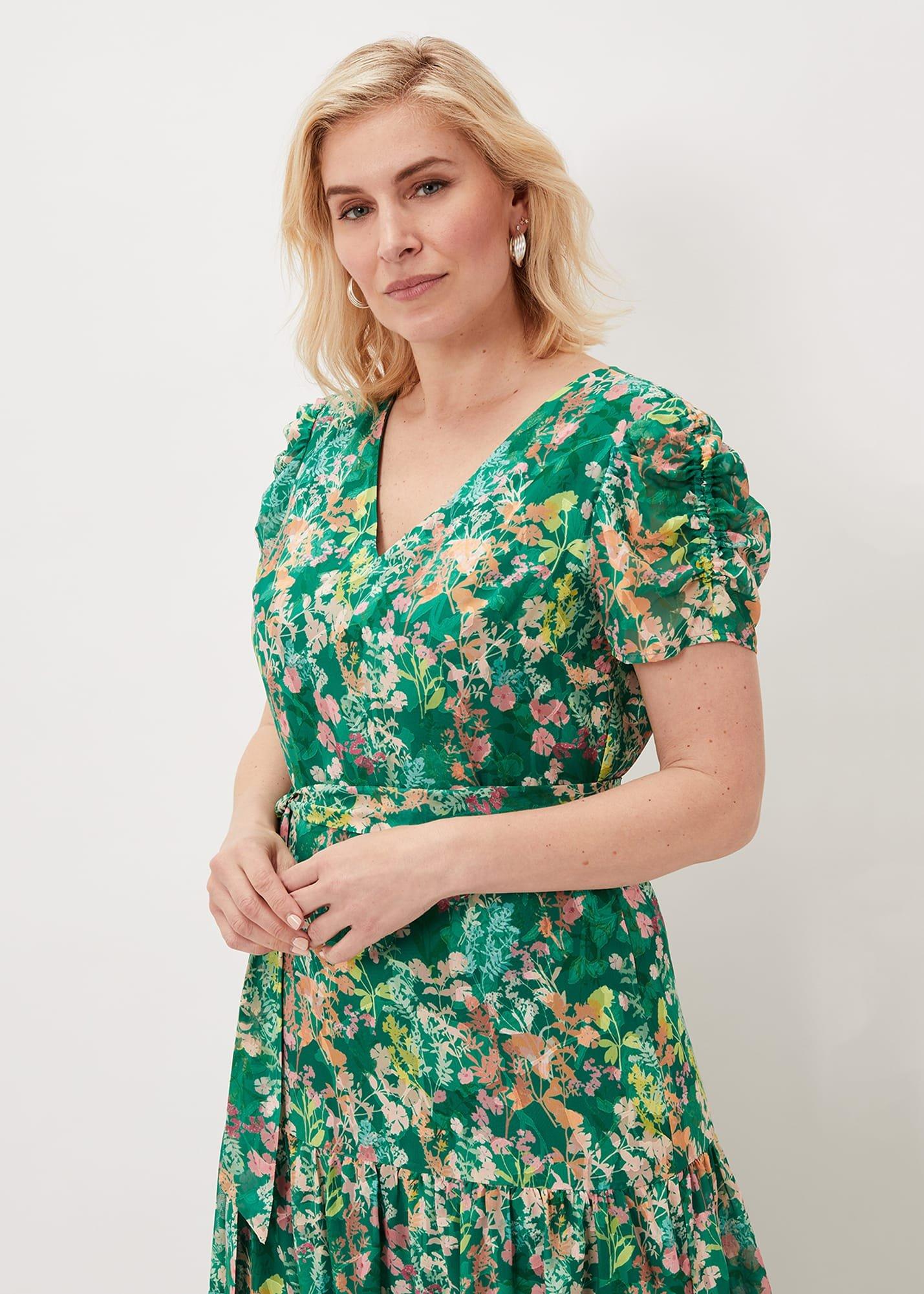 Morven Printed Tiered Dress