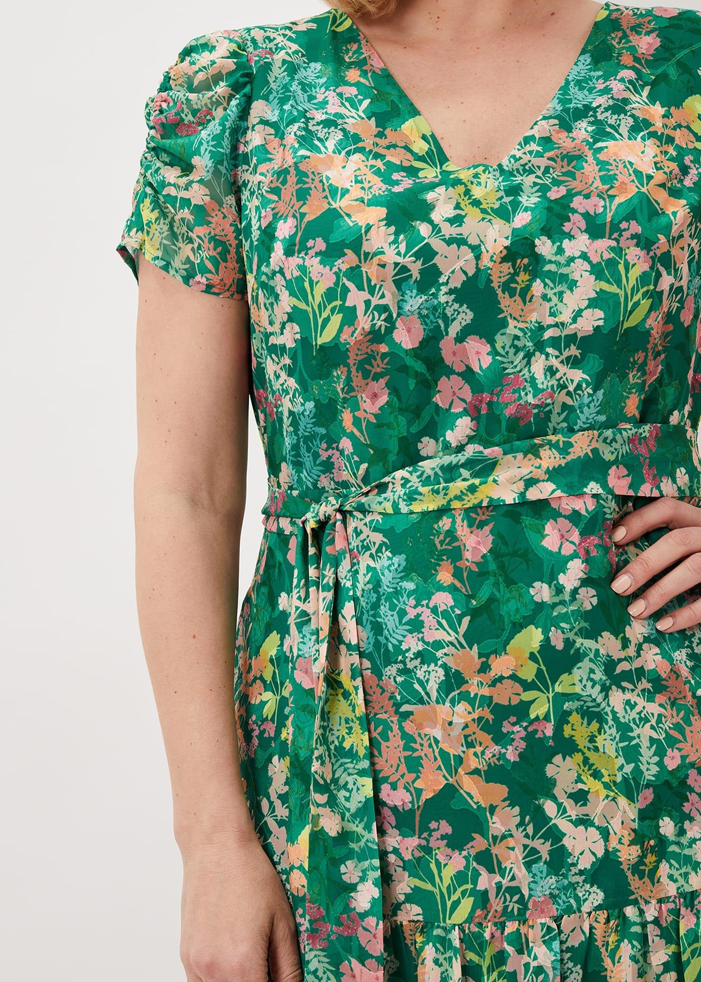 Morven Printed Tiered Dress