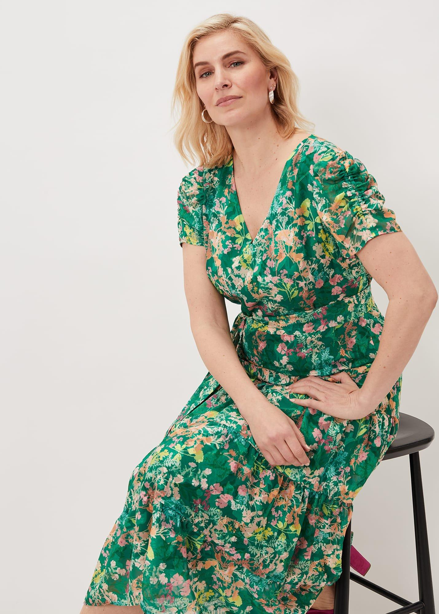 Morven Printed Tiered Dress