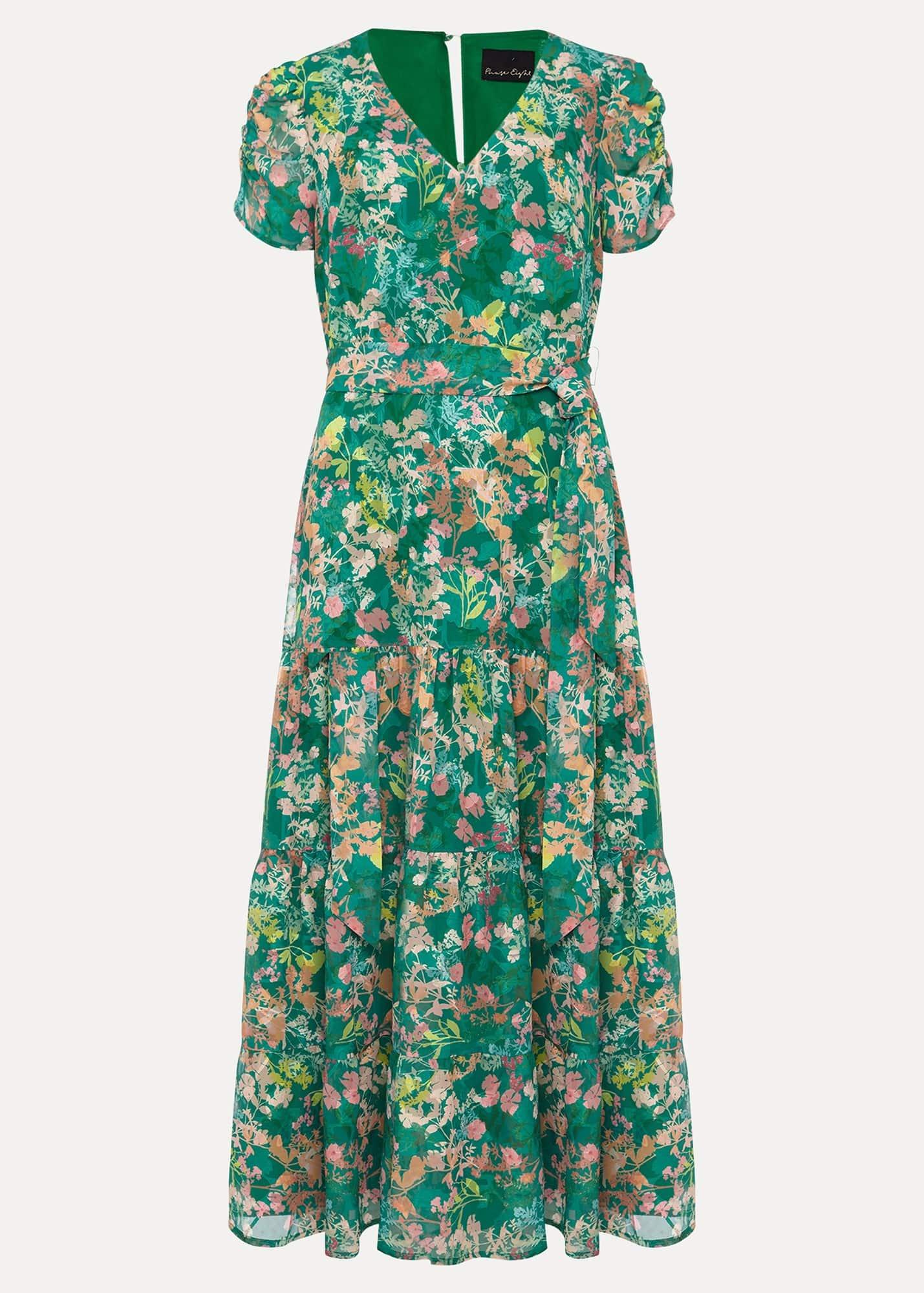 Morven Printed Tiered Dress