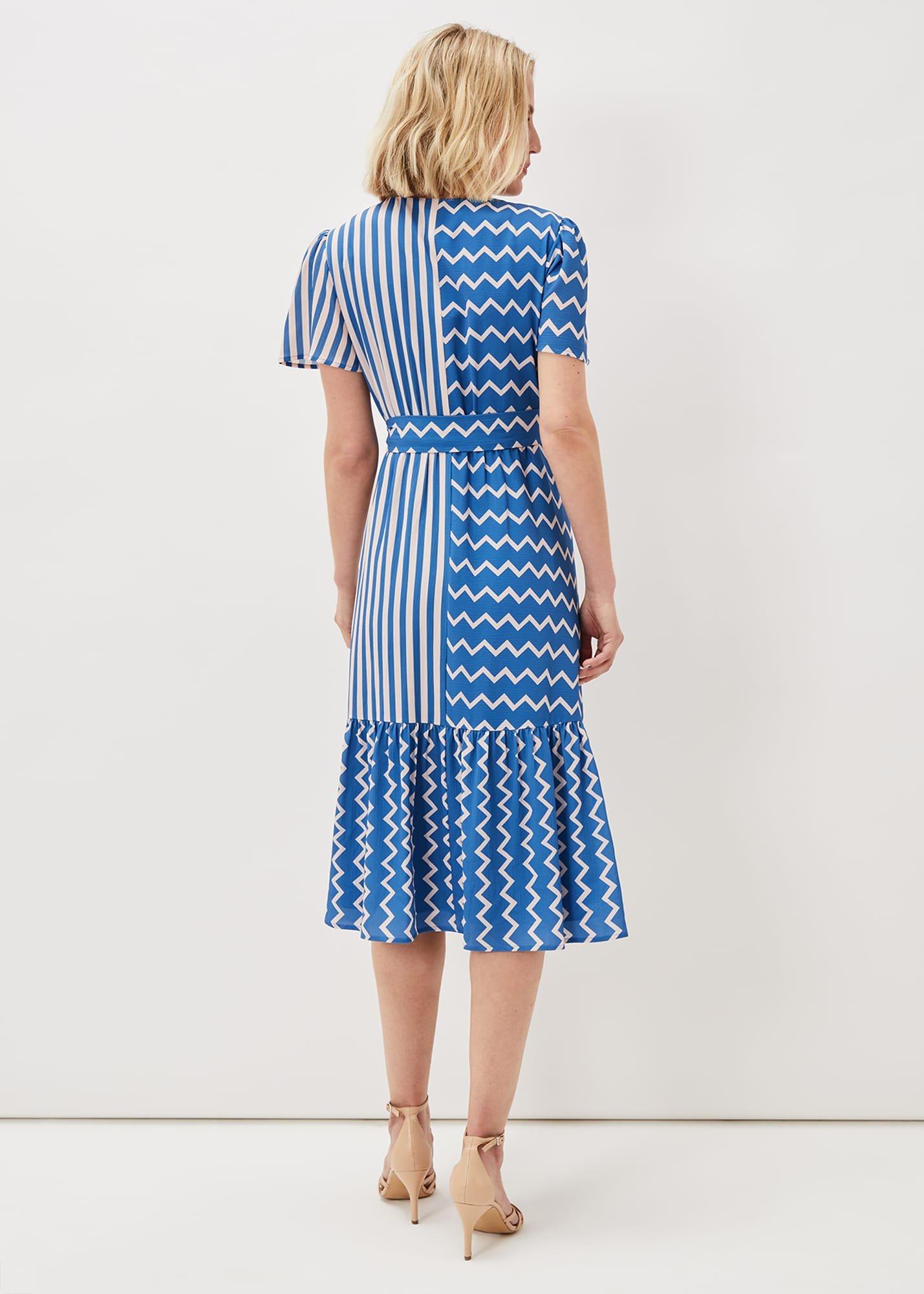 Shelby Zig Zag Midi Dress