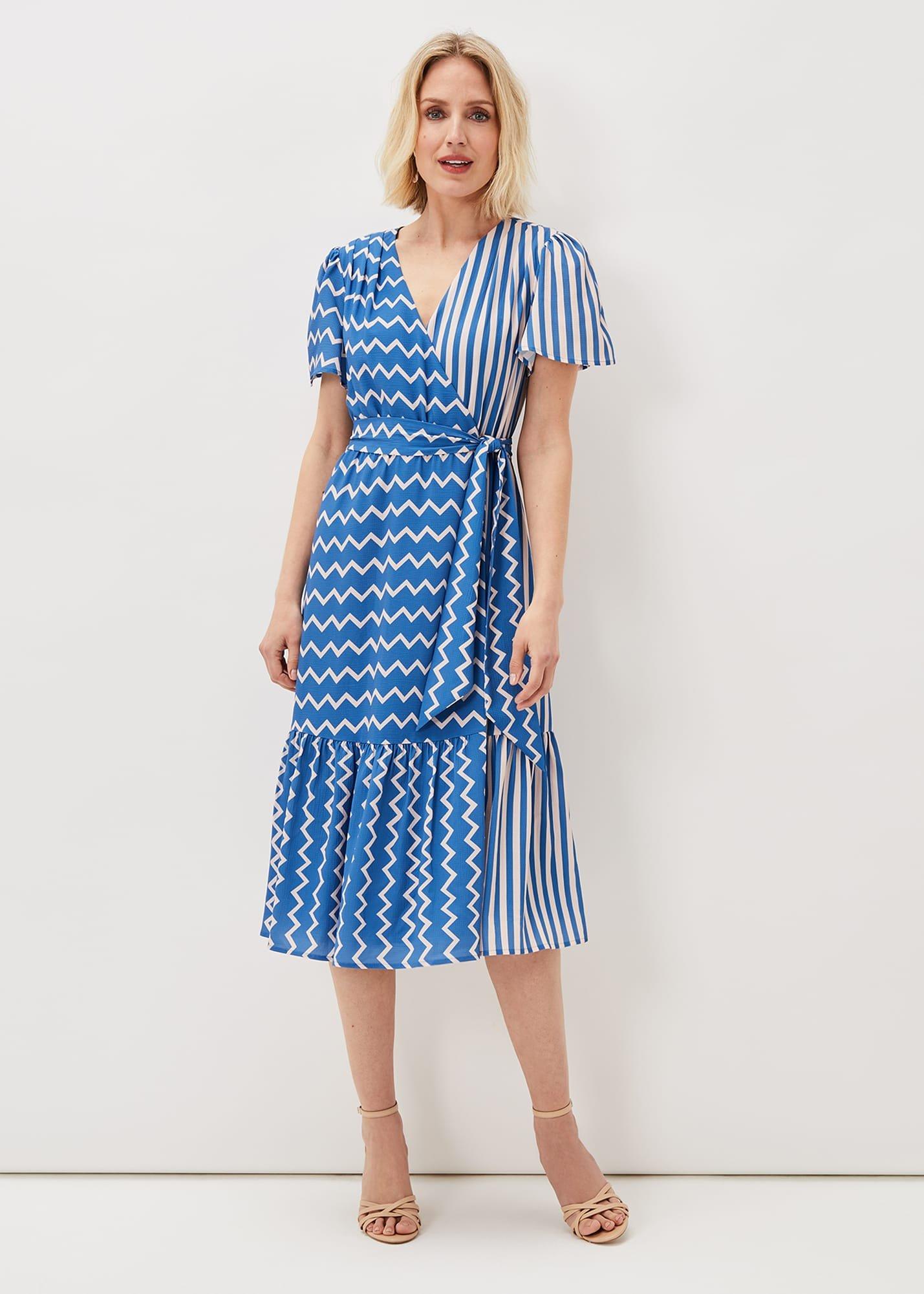 Shelby Zig Zag Midi Dress