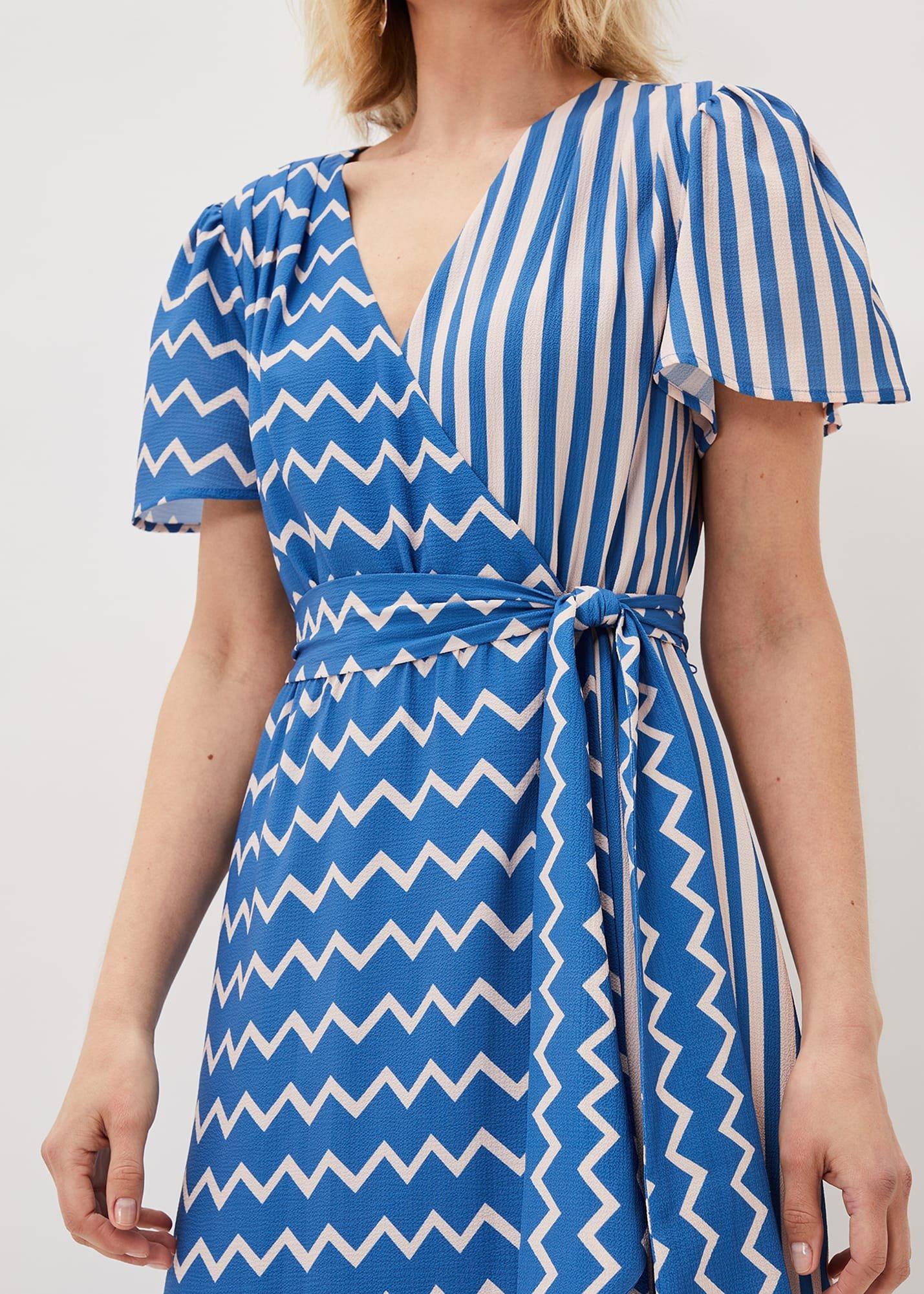 Shelby Zig Zag Midi Dress