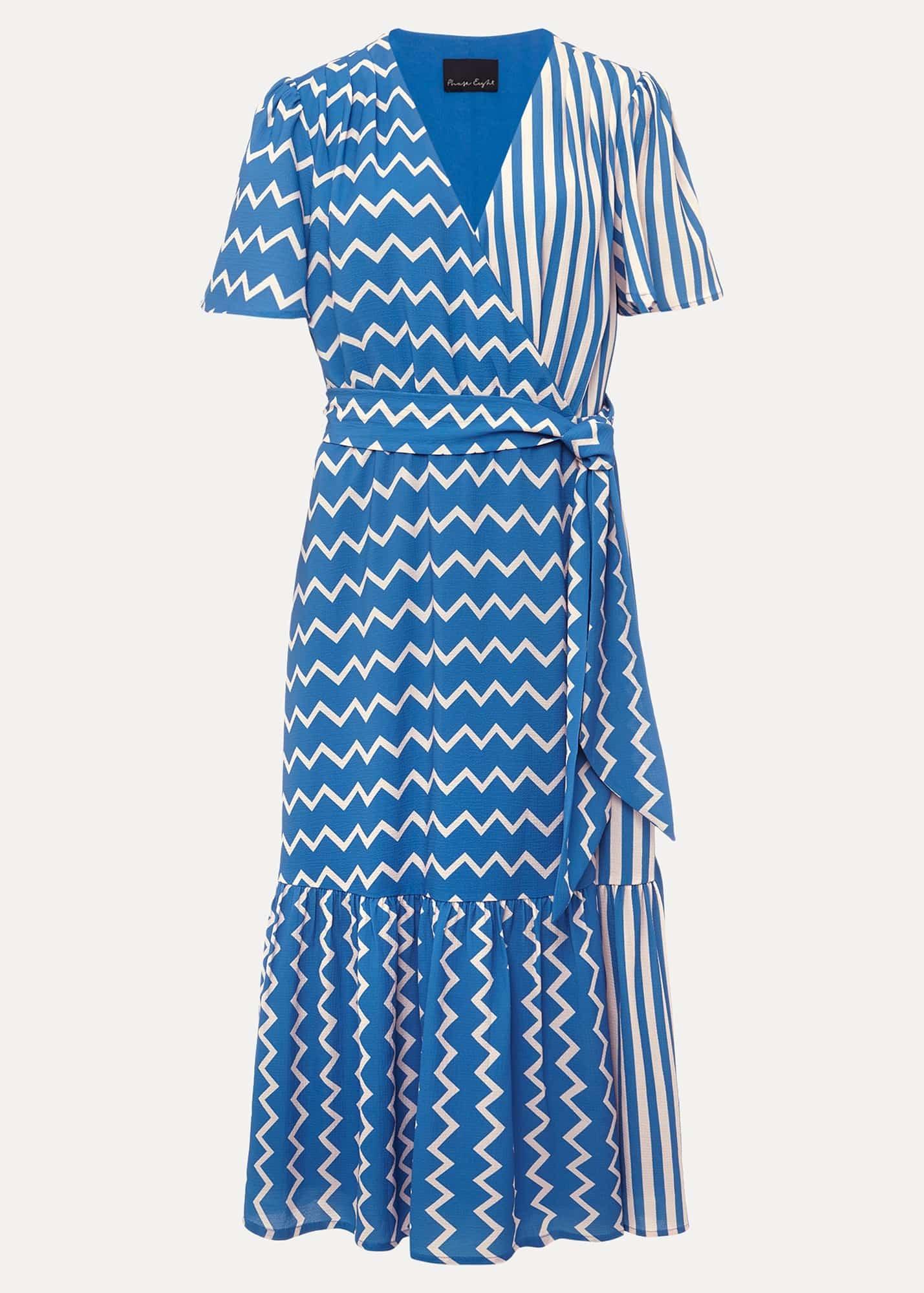 Shelby Zig Zag Midi Dress