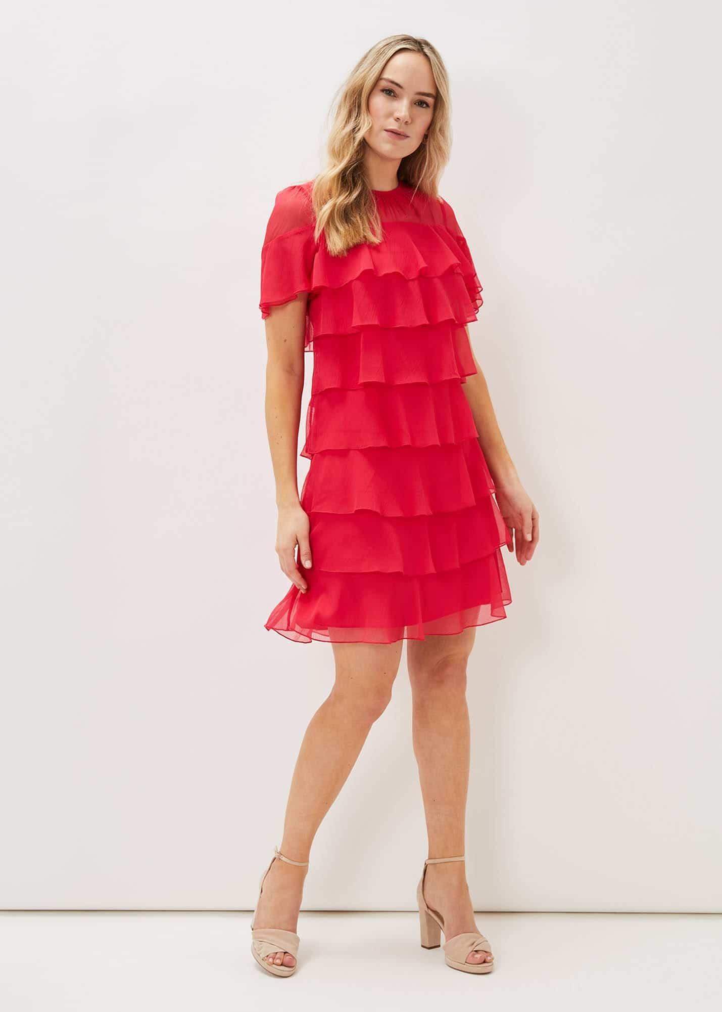 Nika Tiered Shift Dress
