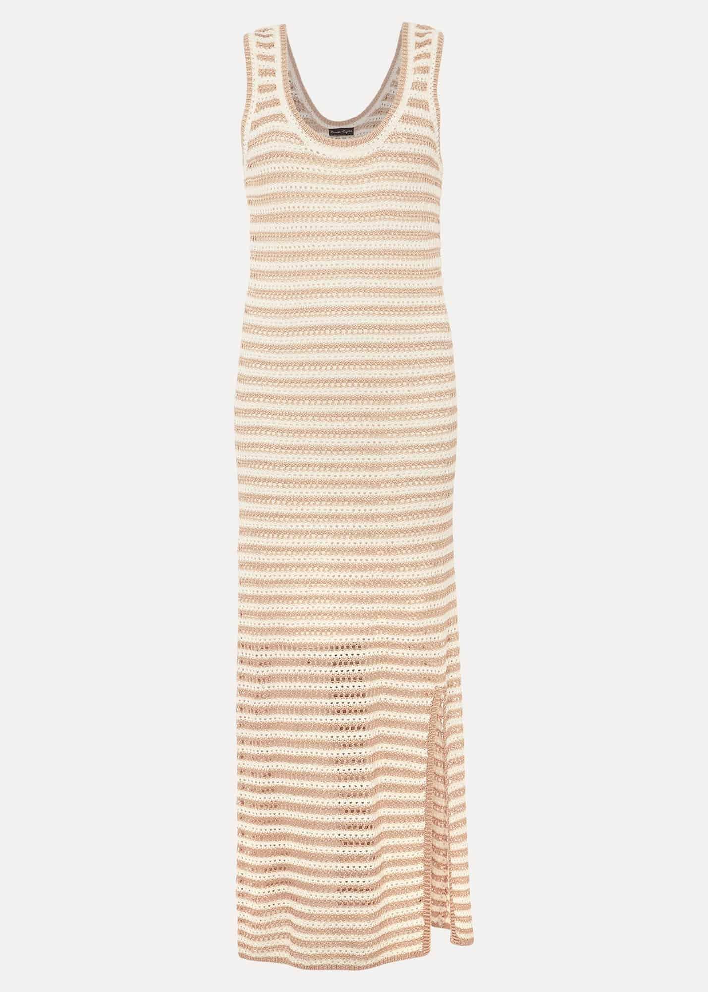Kimmy Crochet Stripe Maxi Dress