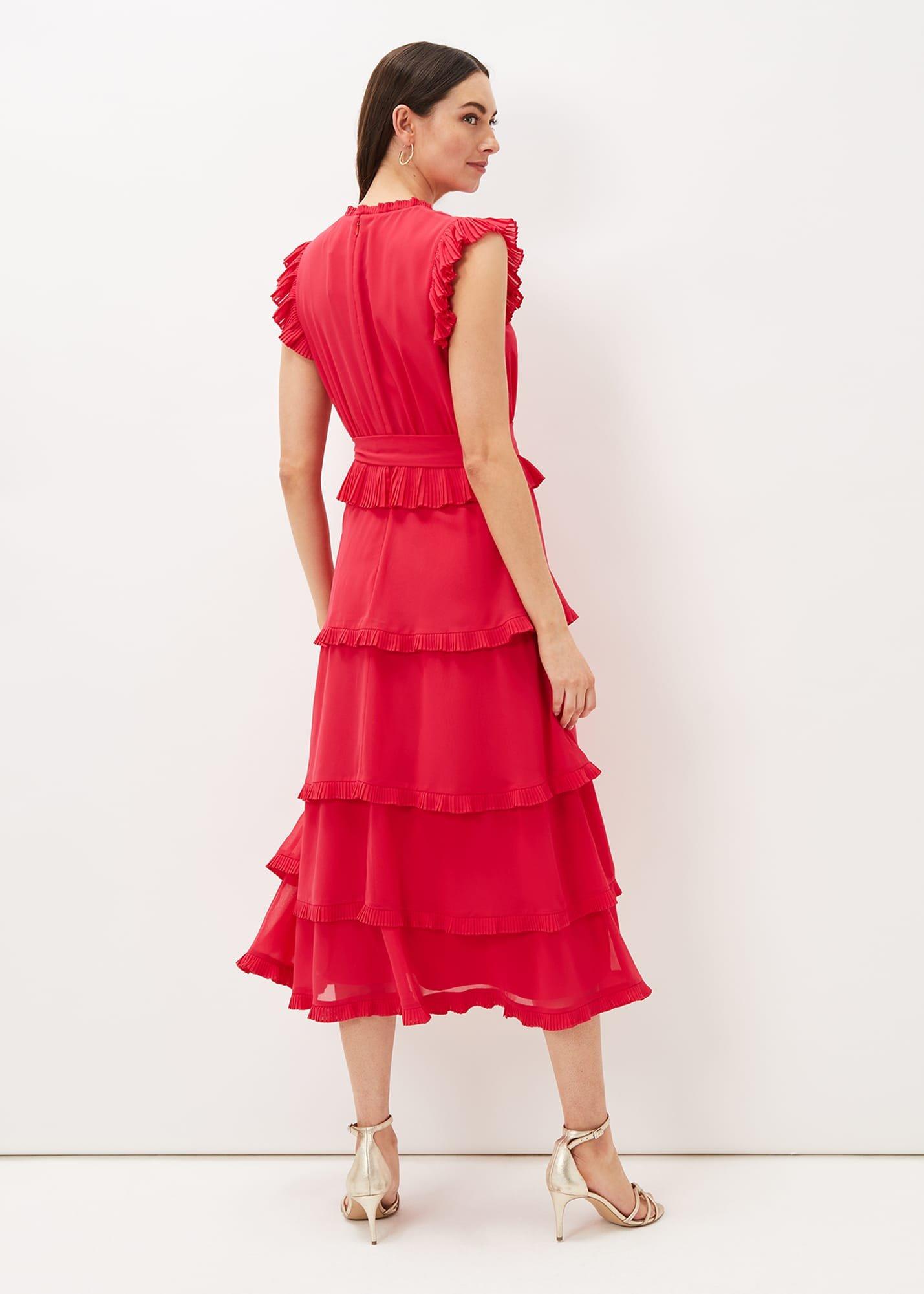Josephina Tiered Midi Dress