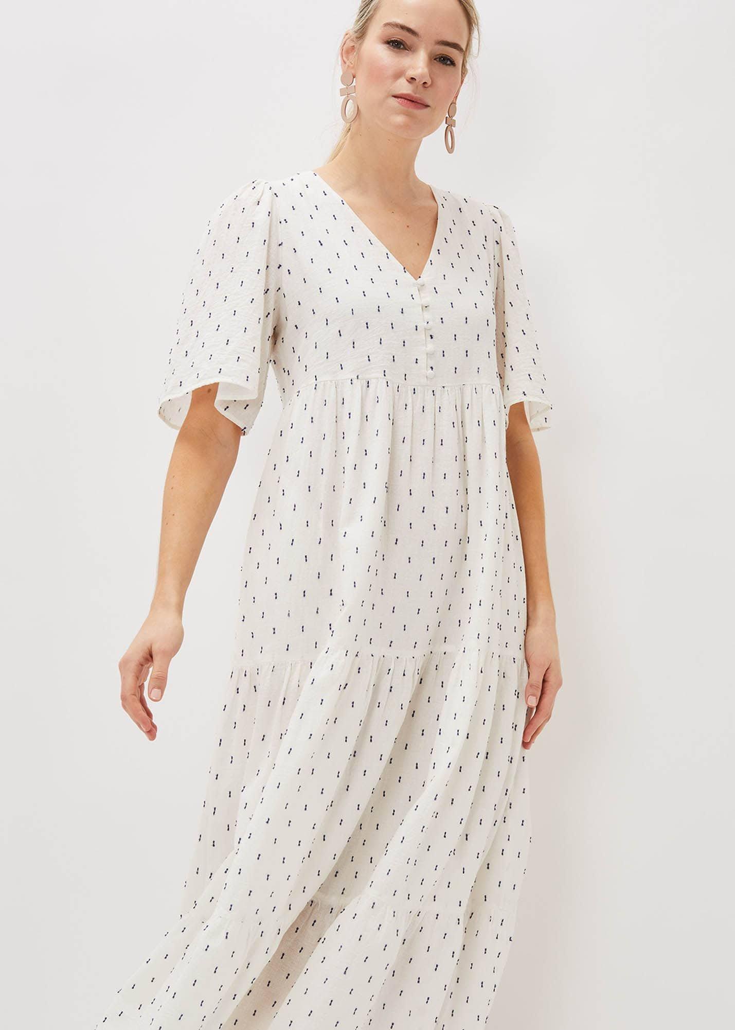 Blakely Cotton Dash Maxi Dress
