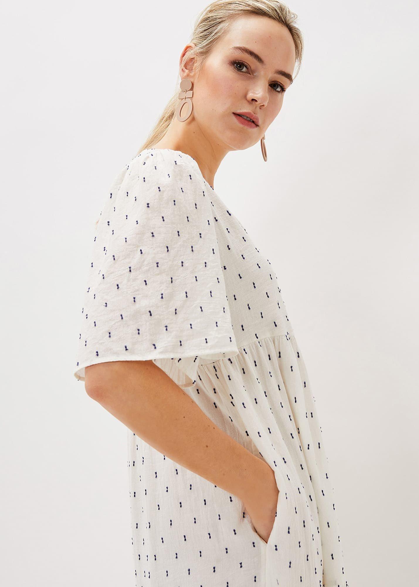 Blakely Cotton Dash Maxi Dress
