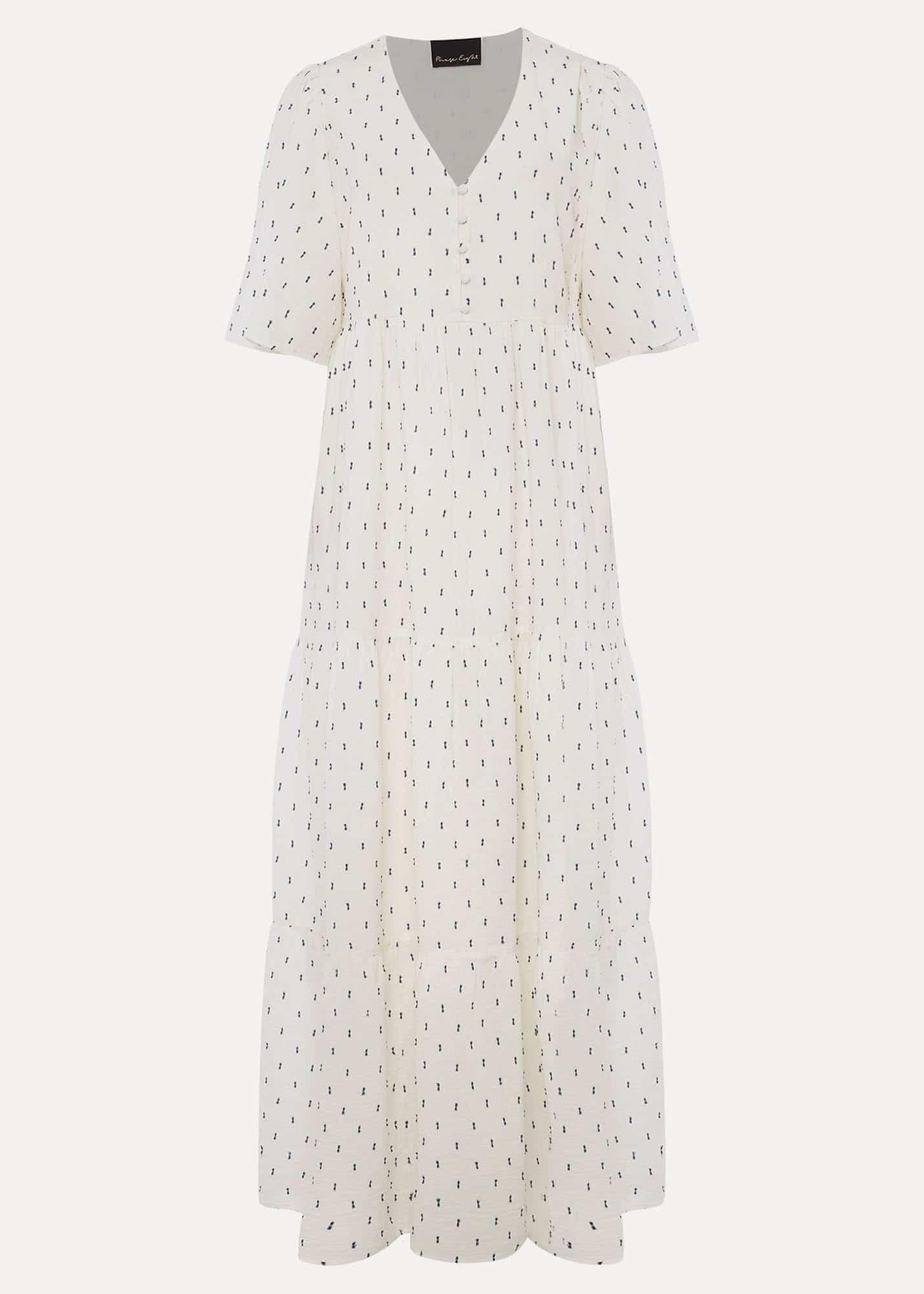 Blakely Cotton Dash Maxi Dress