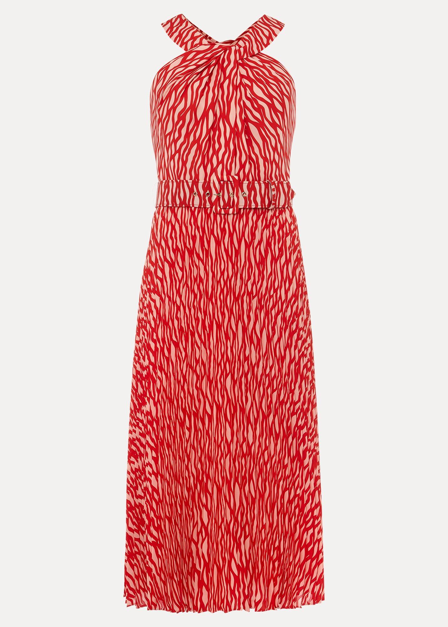 ${product-id}-Yas Abstract Print Halterneck Dress-Rot/Nude-${view-type}