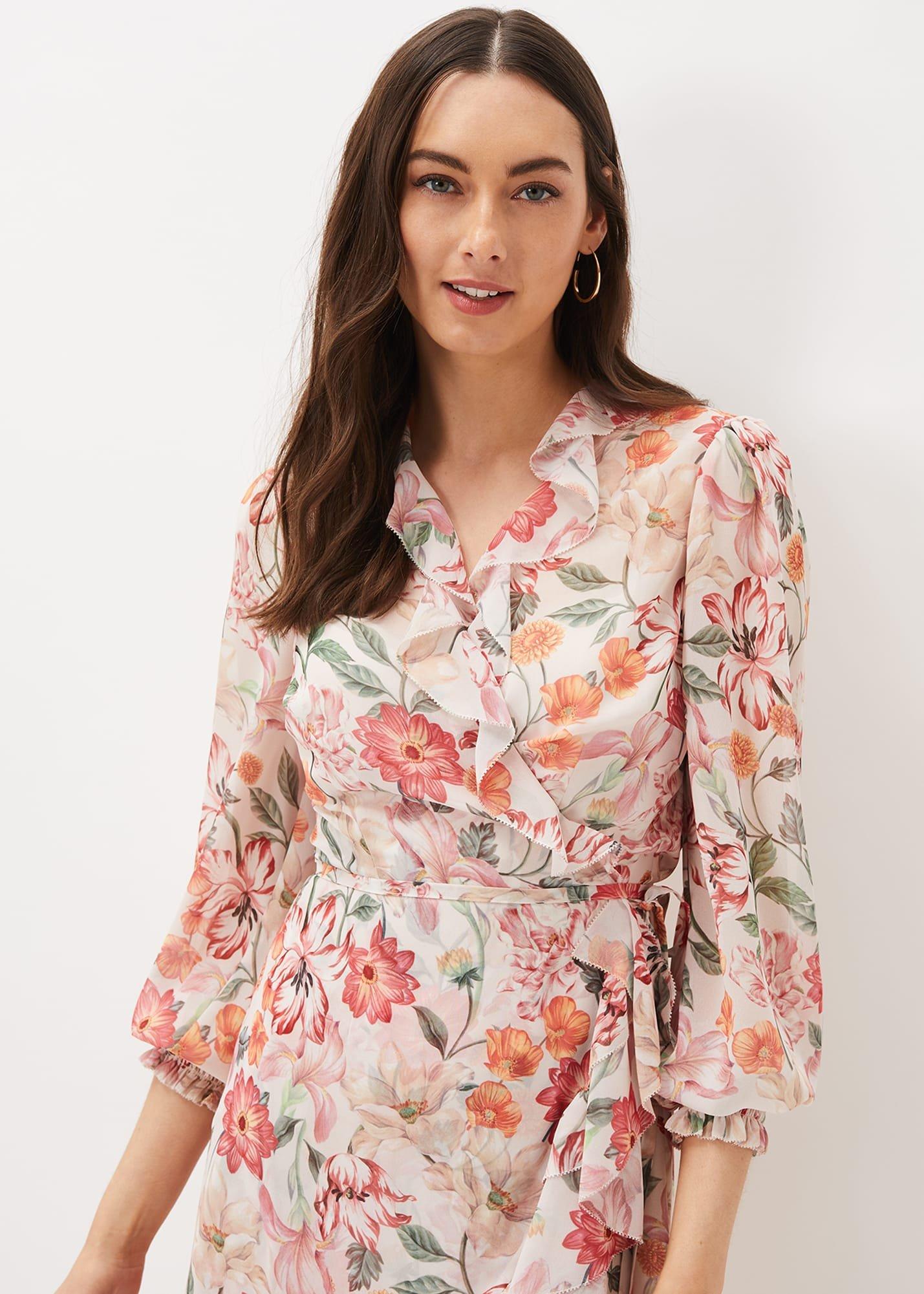 Melinda Floral Wrap Dress