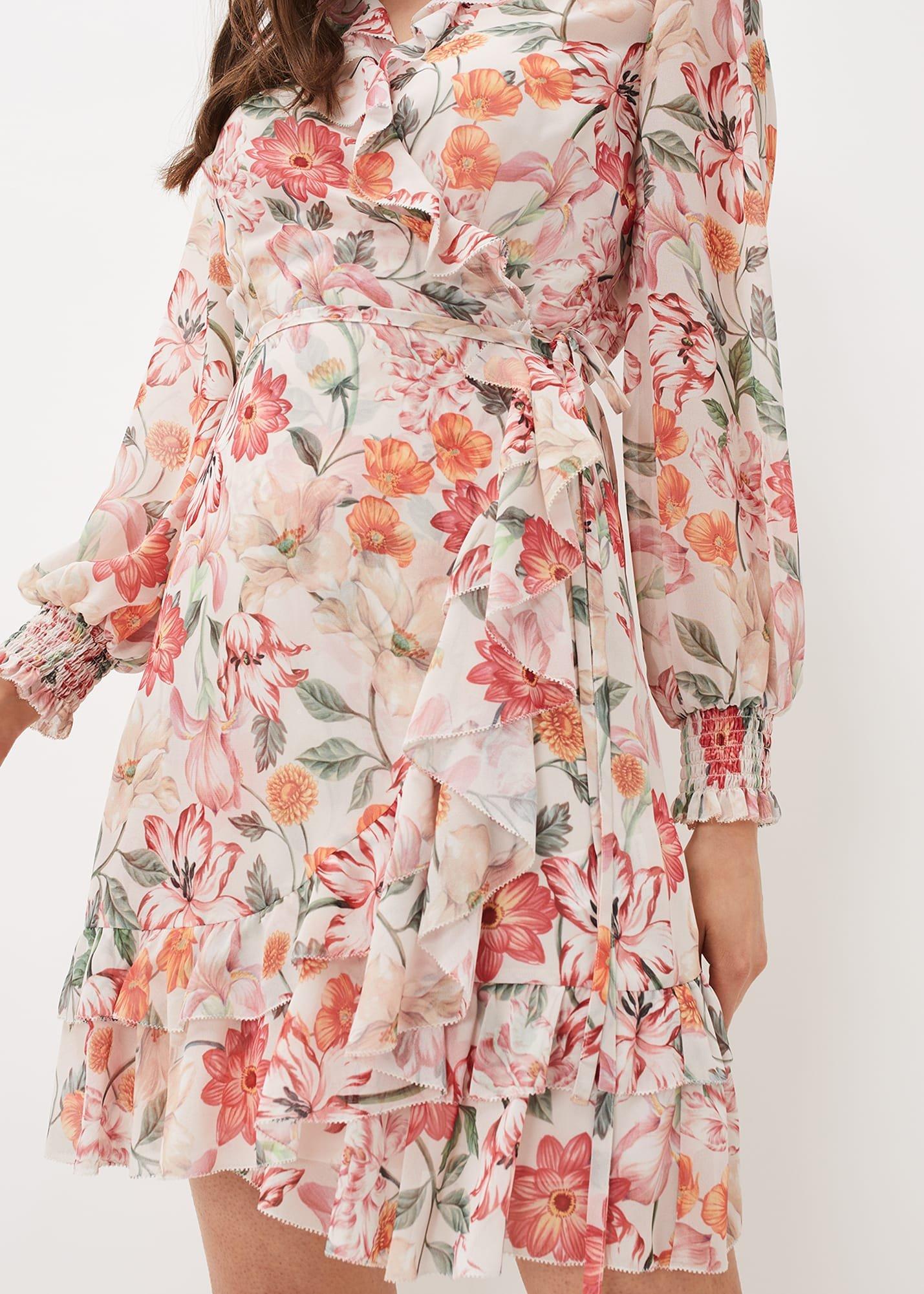 Melinda Floral Wrap Dress