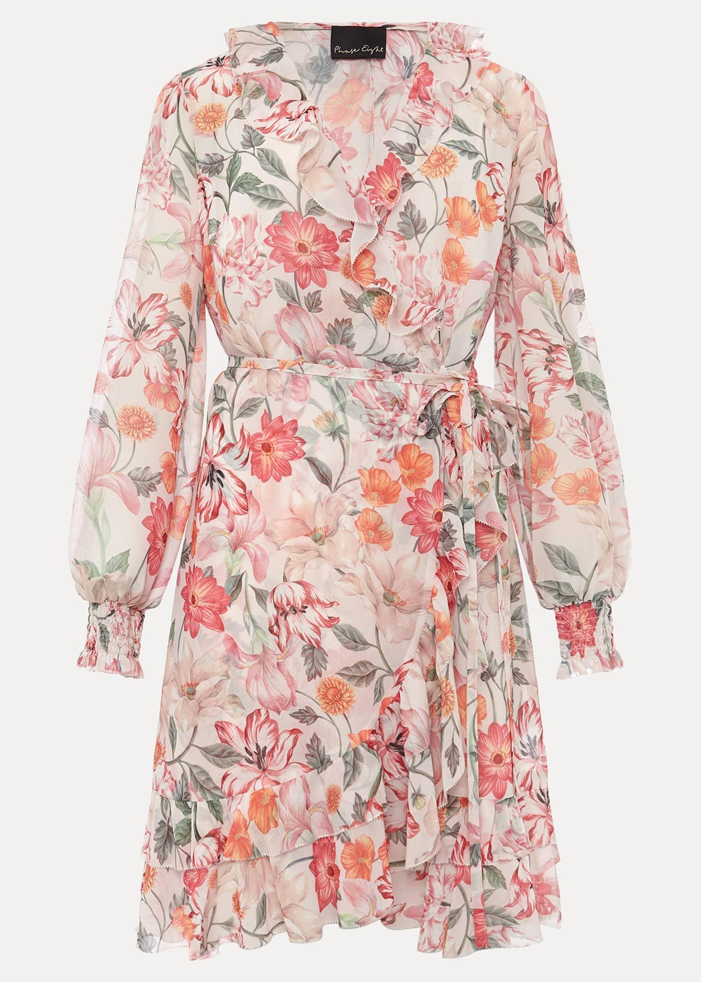 Melinda Floral Wrap Dress