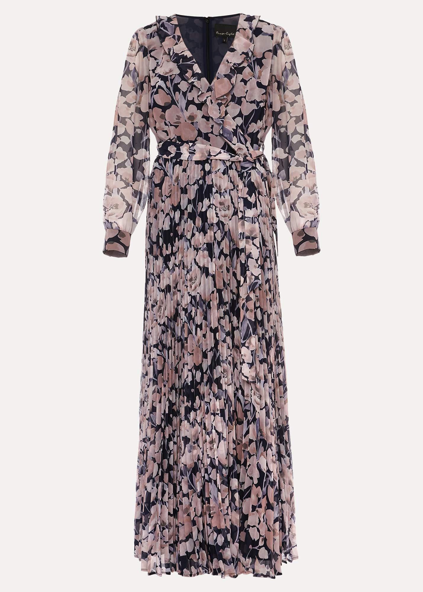 Fredrika Floral Pleated Maxi Dress