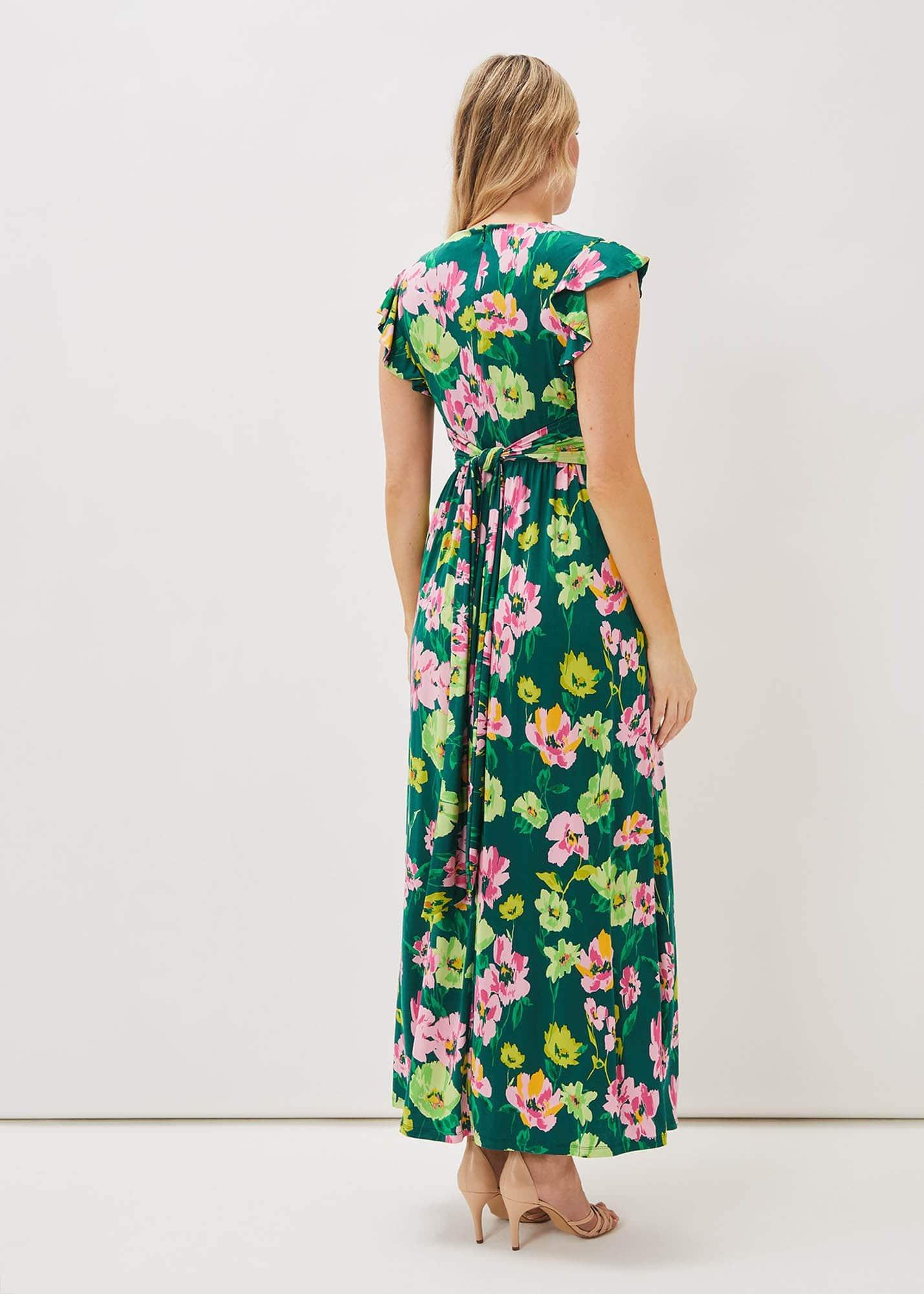 Effie Floral Jersey Maxi Dress