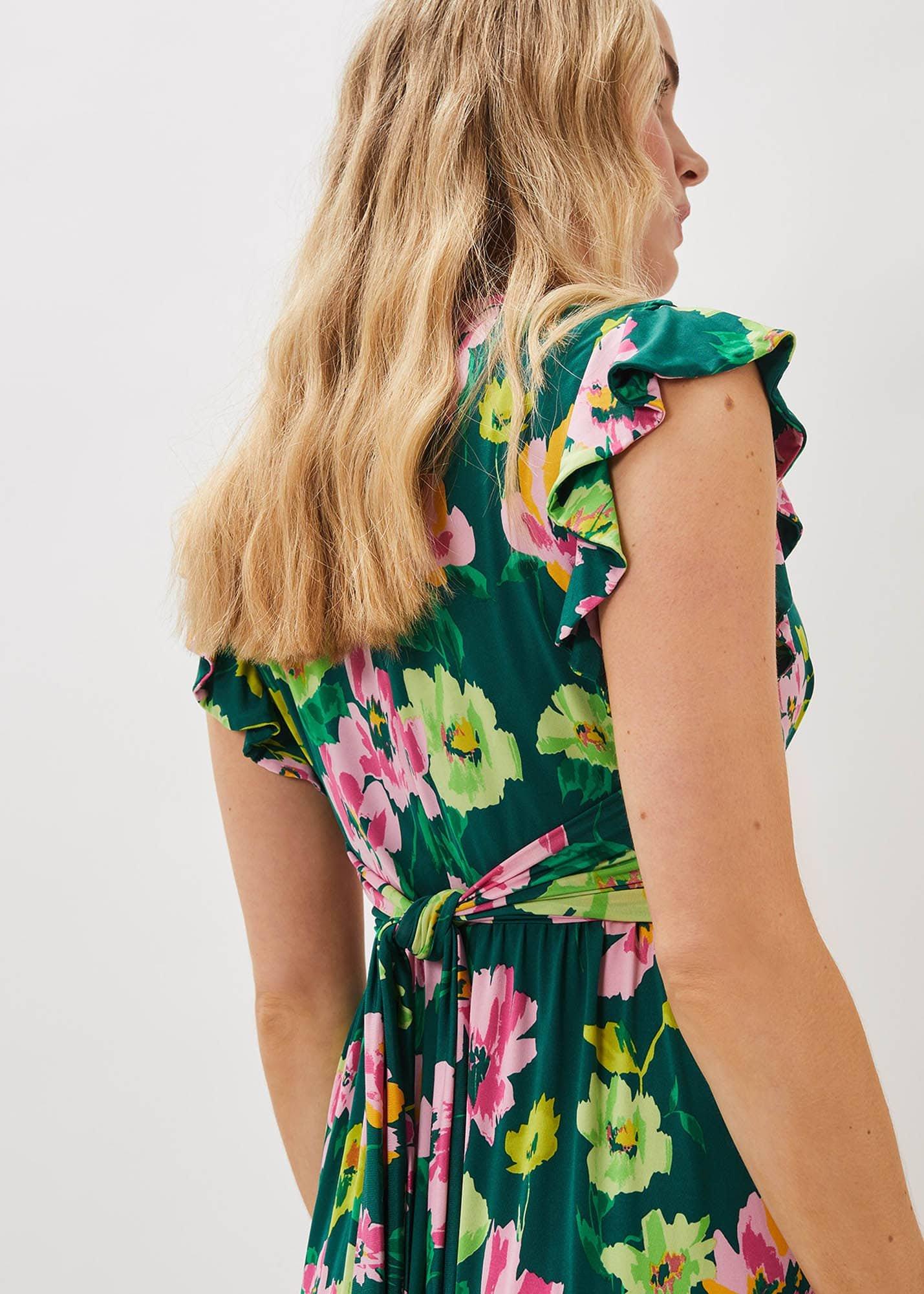 Effie Floral Jersey Maxi Dress