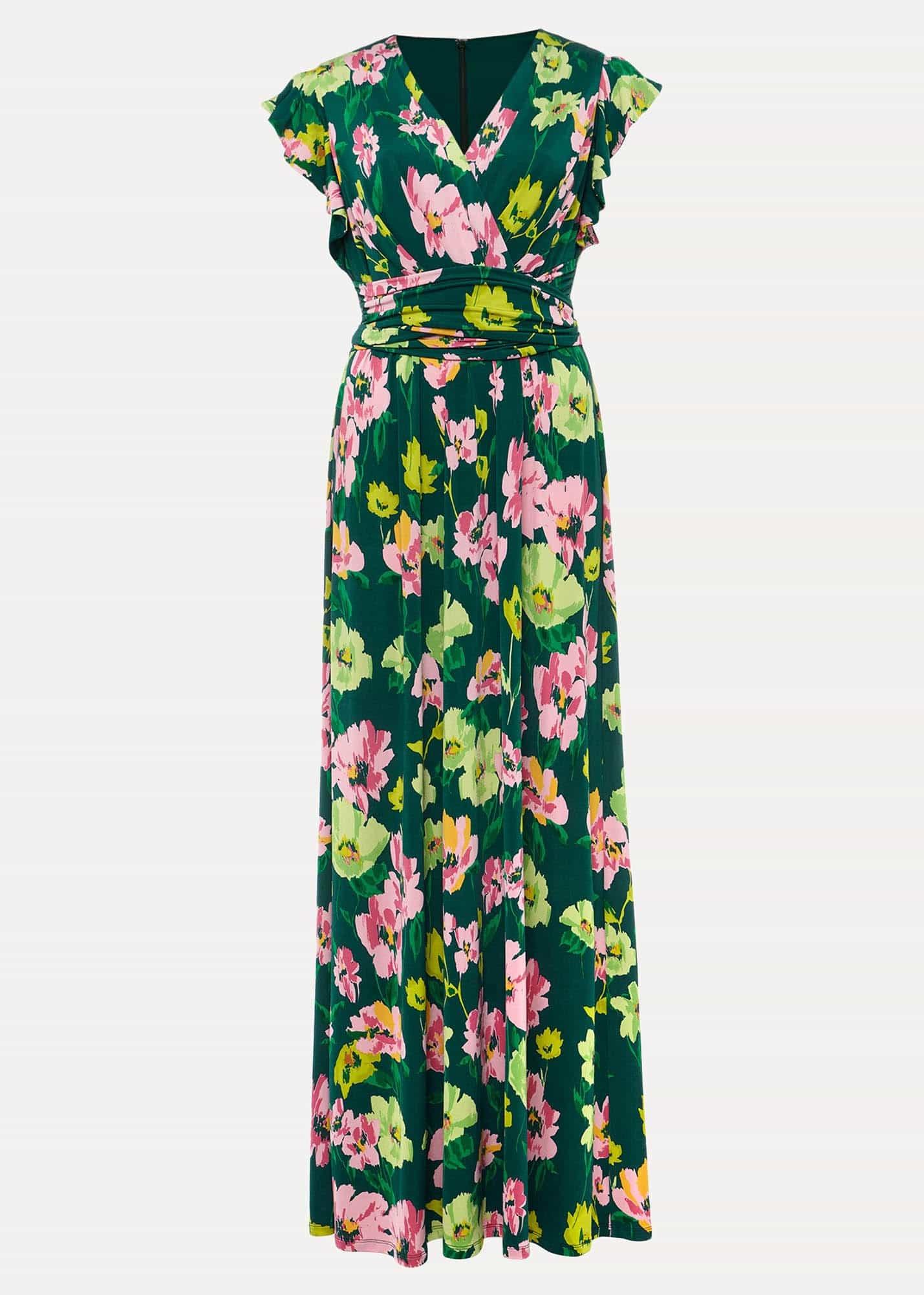 Effie Floral Jersey Maxi Dress