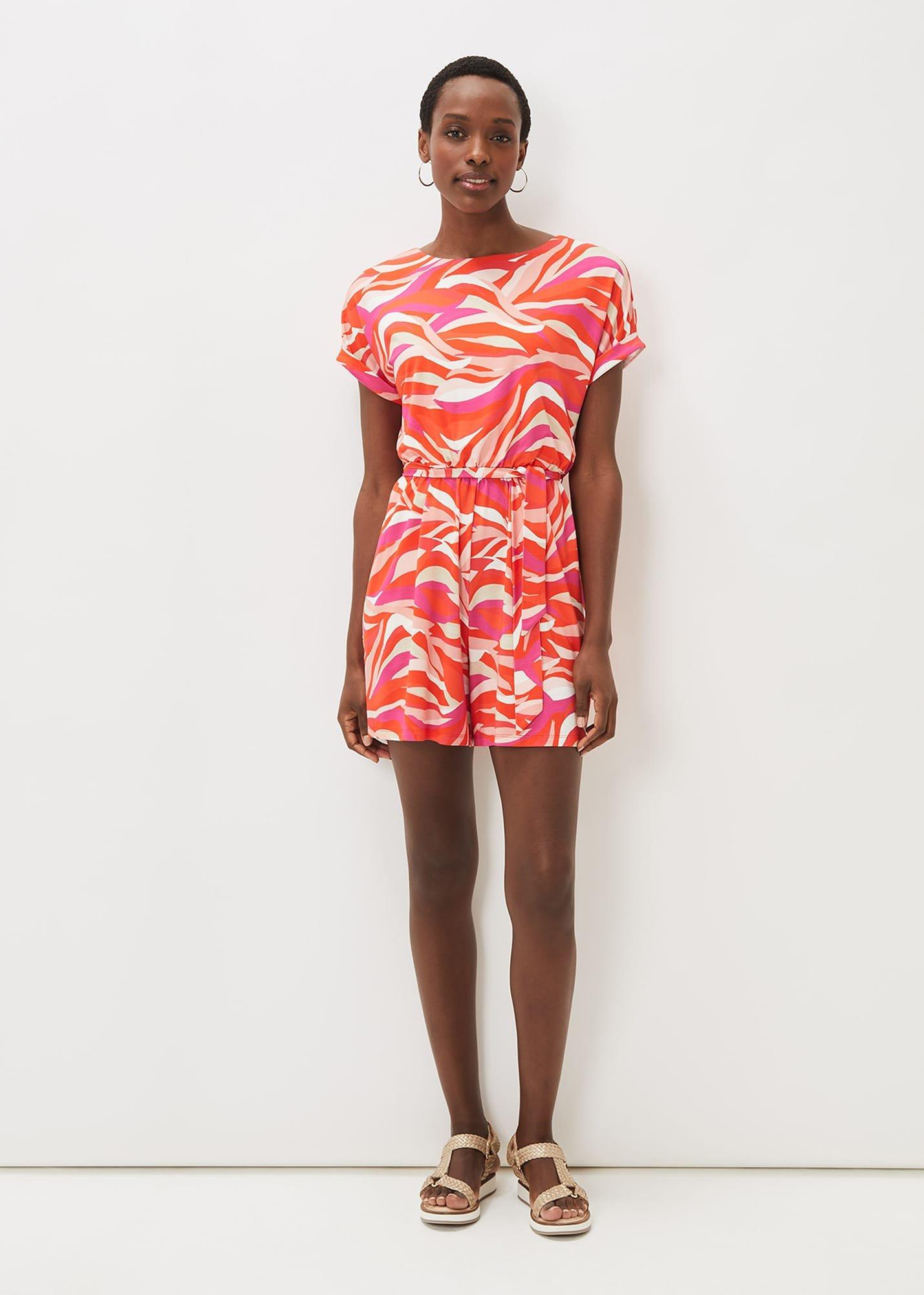 Meryl Jersey Wave Print Playsuit