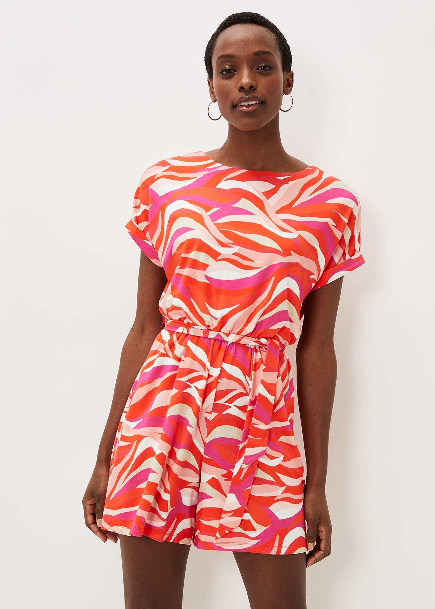 Meryl Jersey Wave Print Playsuit