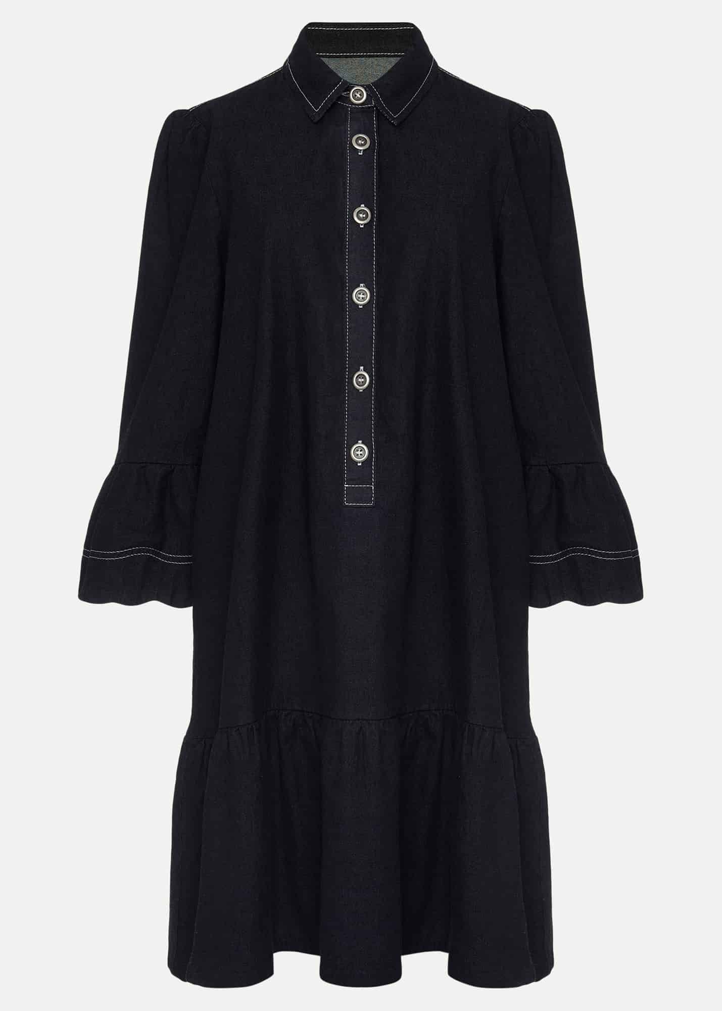 Fleur Denim Shift Dress
