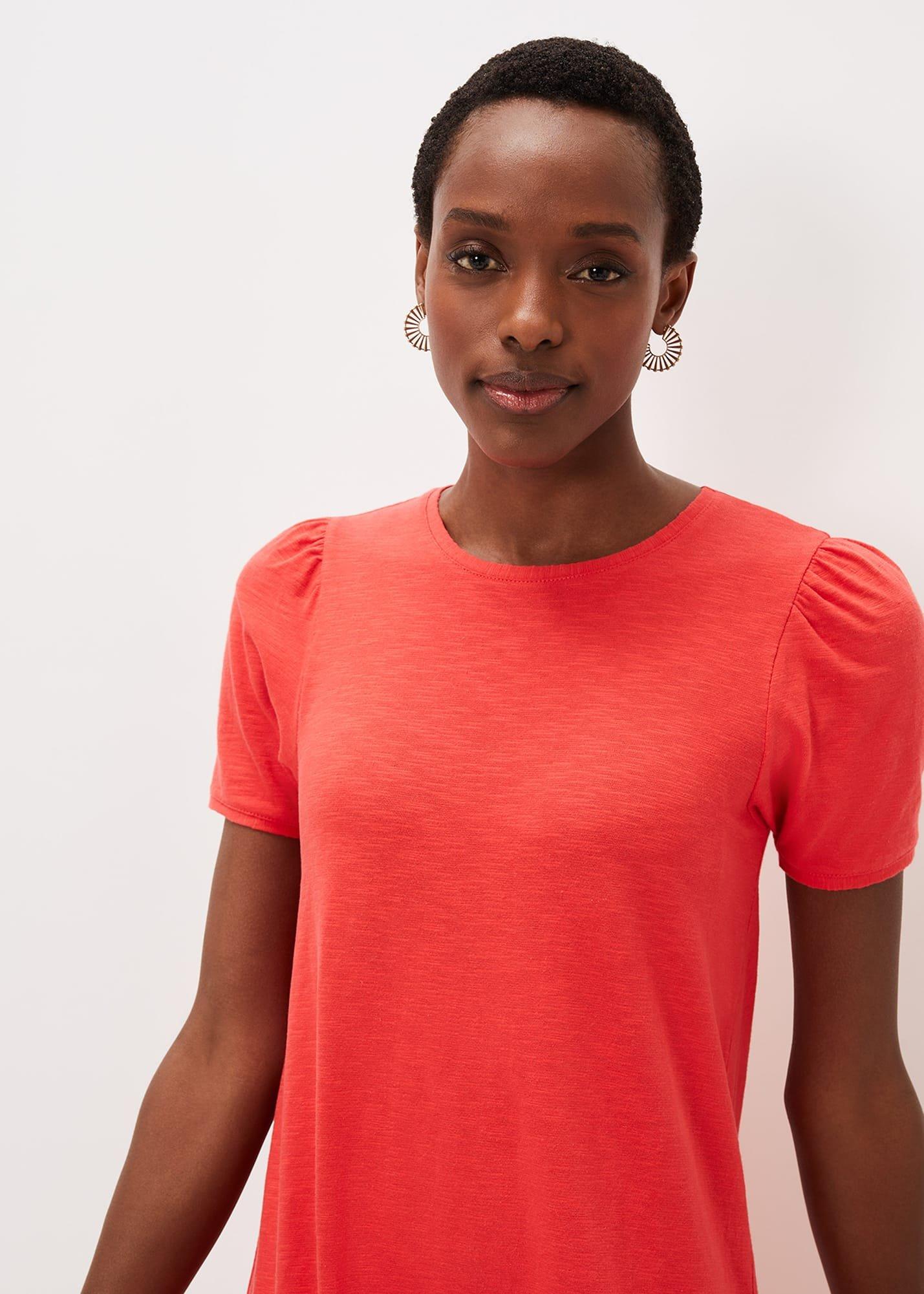Elizebeth Cotton Tiered Midi Dress