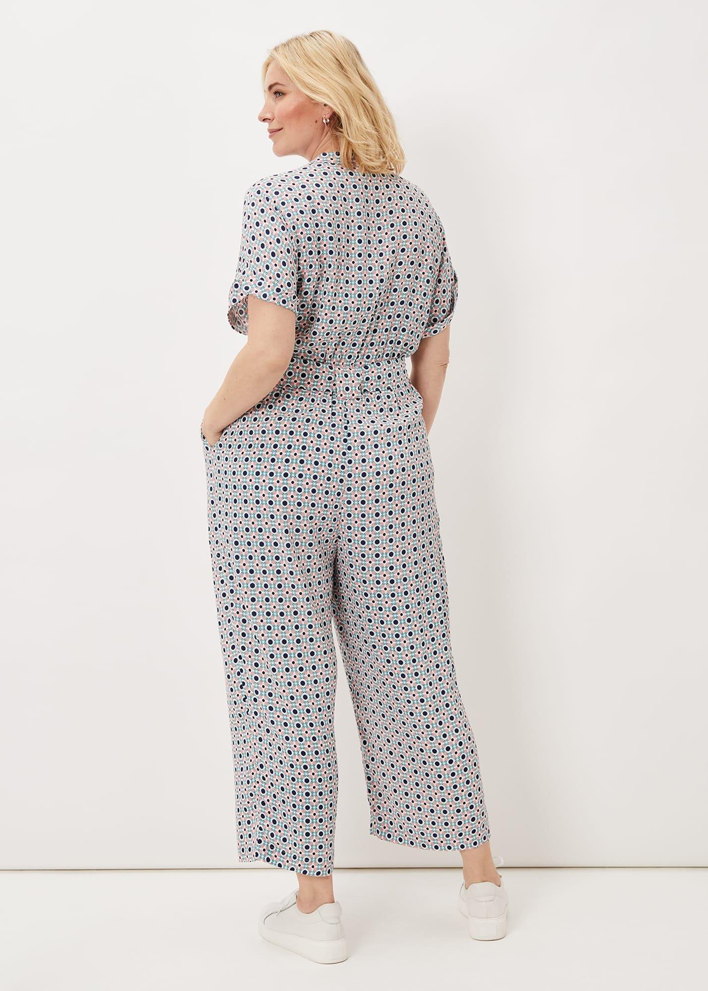 Lyla Tile Print Jumpsuit