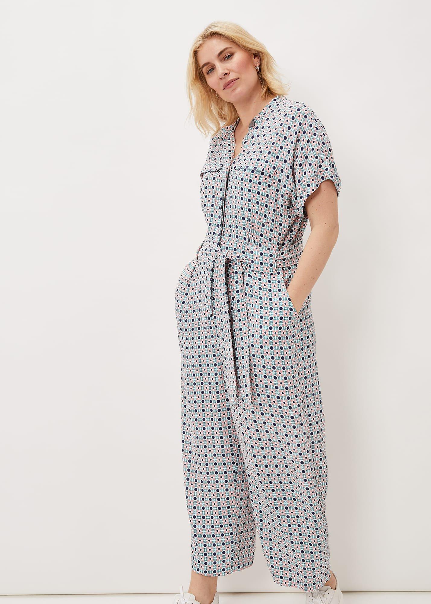 Lyla Tile Print Jumpsuit