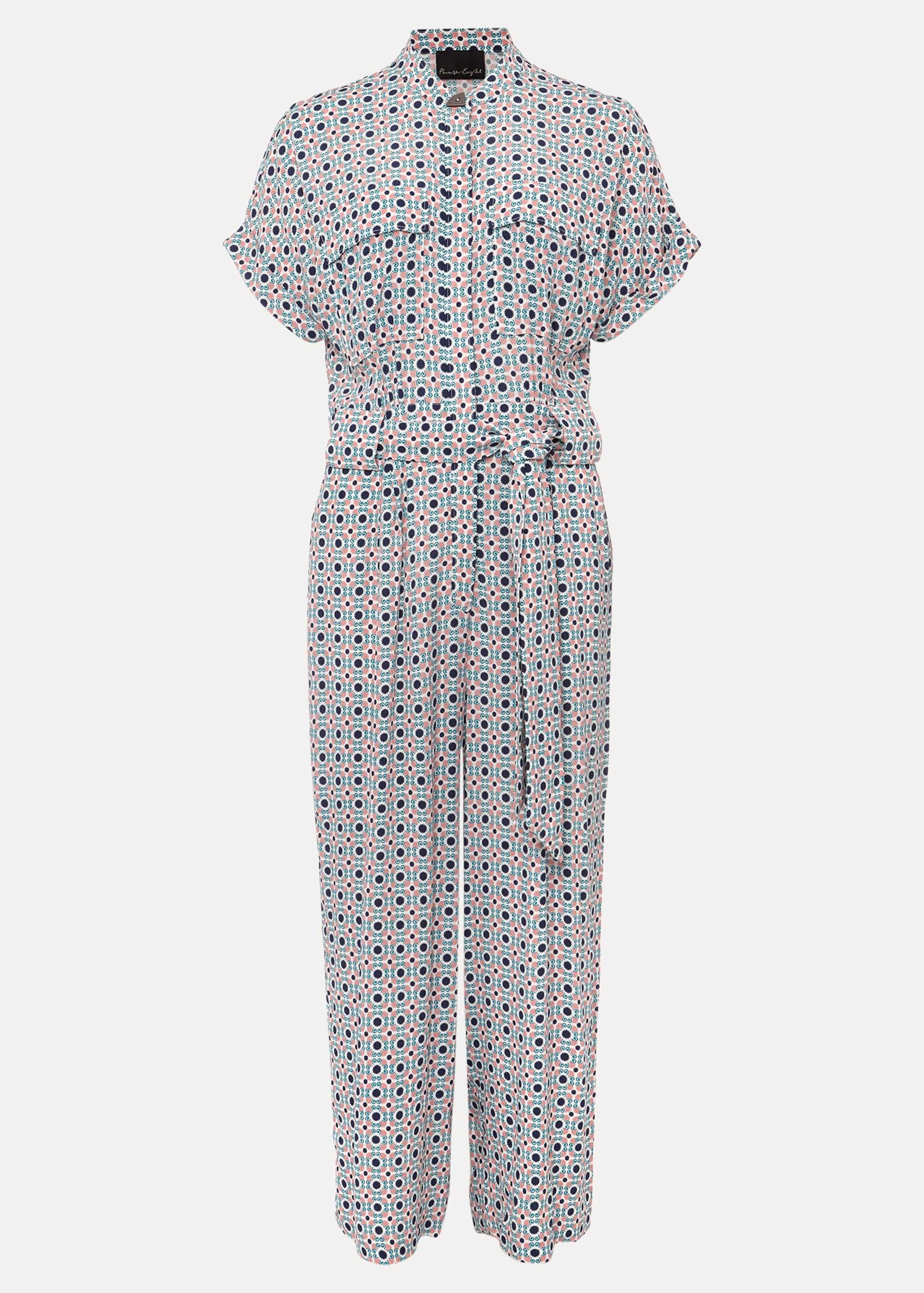 Lyla Tile Print Jumpsuit