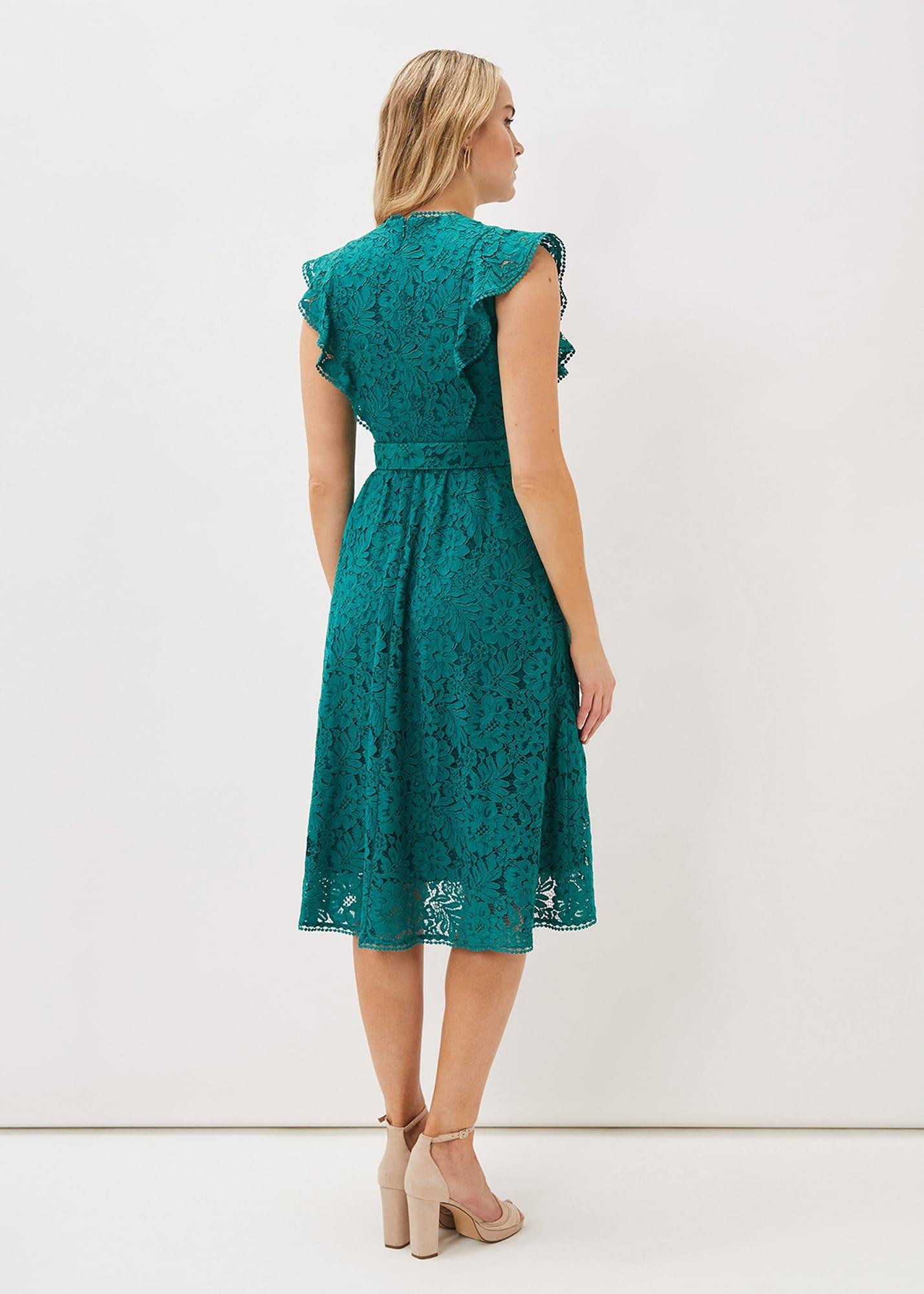 Priya Lace Frill Dress